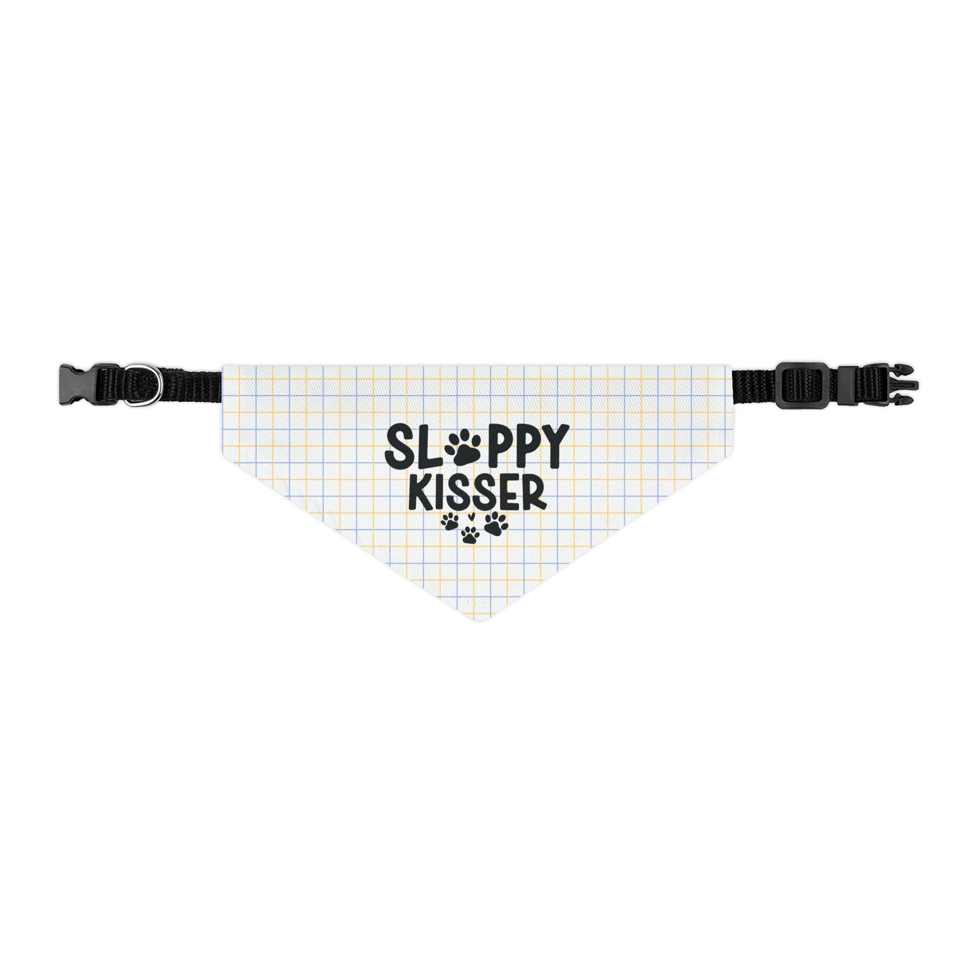Sloppy Kisser Pet Bandana Collar - Canvasses
