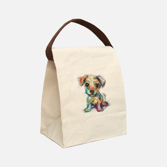 Doggie Doodle Canvas Lunch Bag - Canvasses