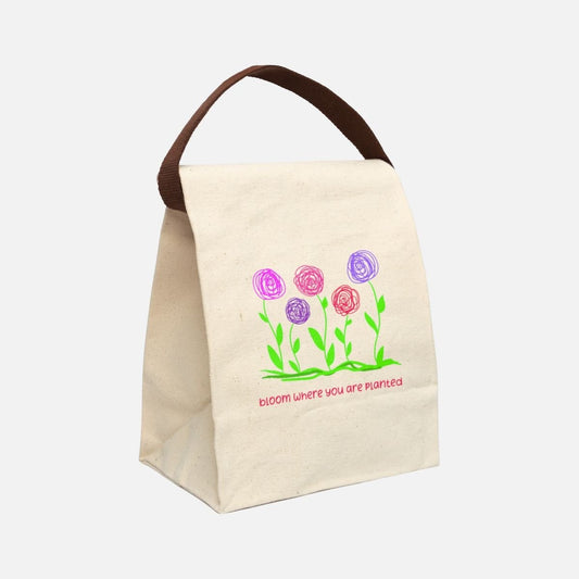 Grow Freely Canvas Lunch Bag - Canvasses