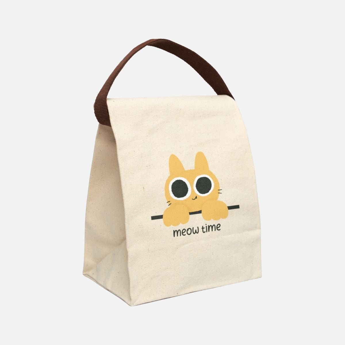 Meow Time Canvas Lunch Bag - Canvasses