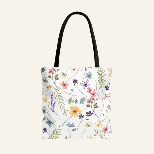 Spring Wildflower Tote Bag - Canvasses