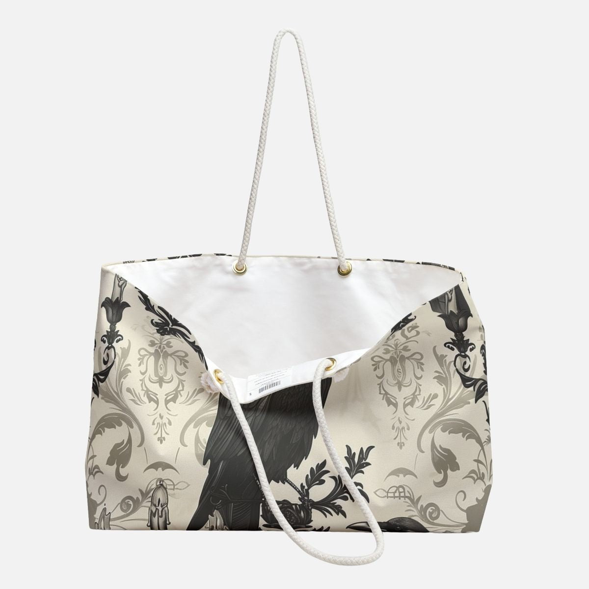 Victorian Crow Oversized Bag - Canvasses