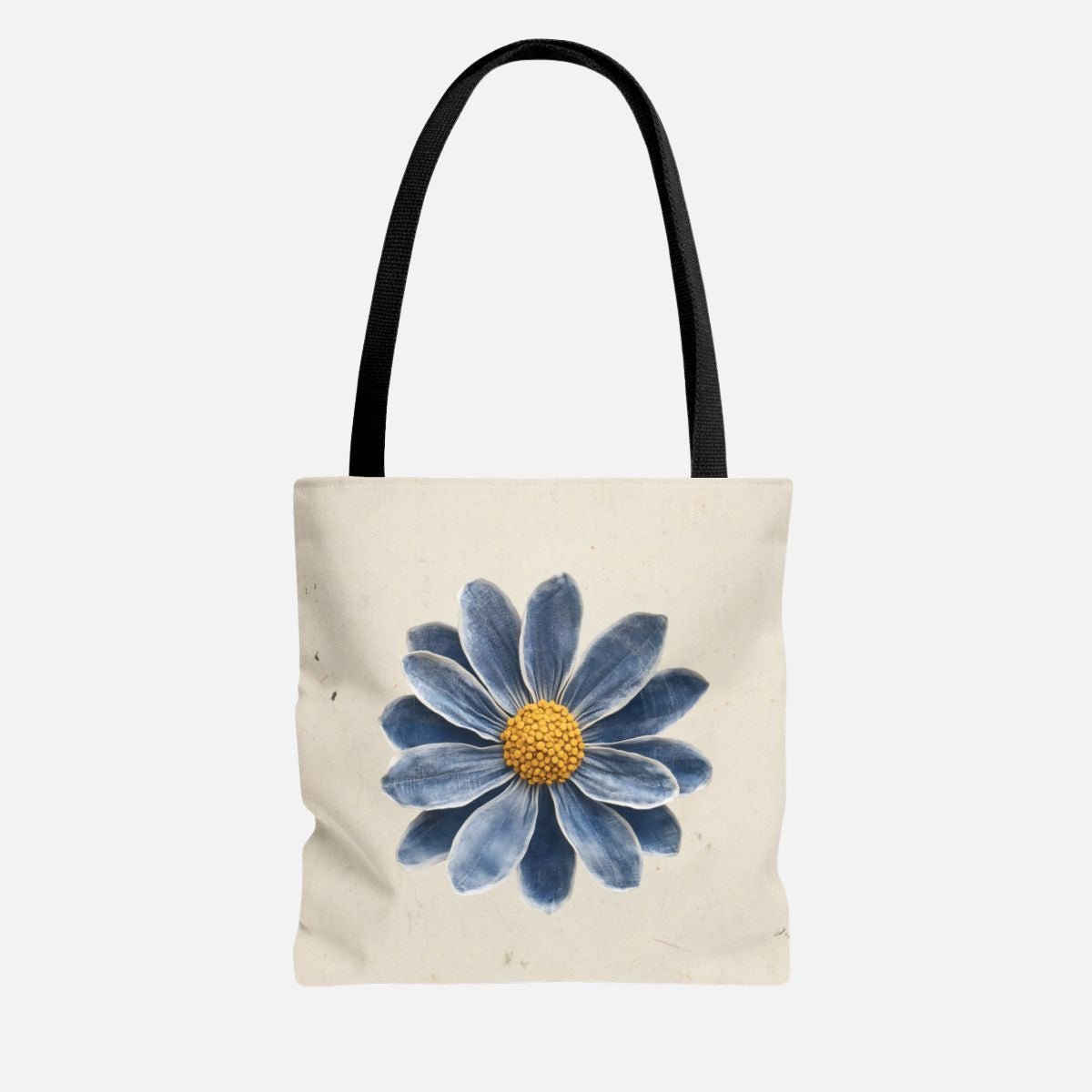 Vintage Denim Daisy Tote Bag - Canvasses