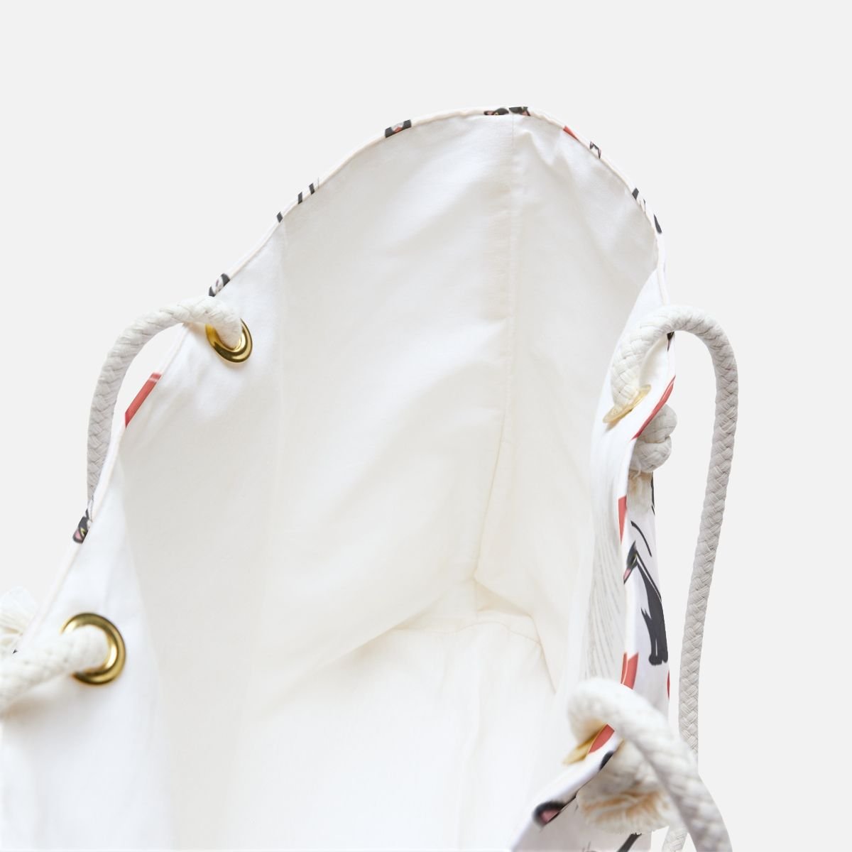 Whimsical Cat Hearts Oversized Bag - Canvasses