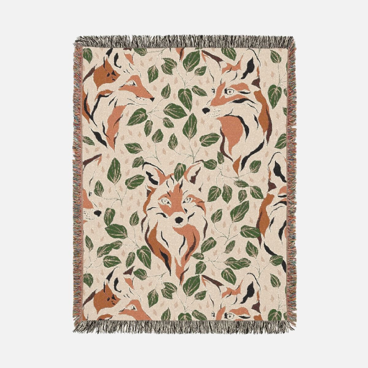 Magical Fox 100% Cotton Woven Blanket - Canvasses