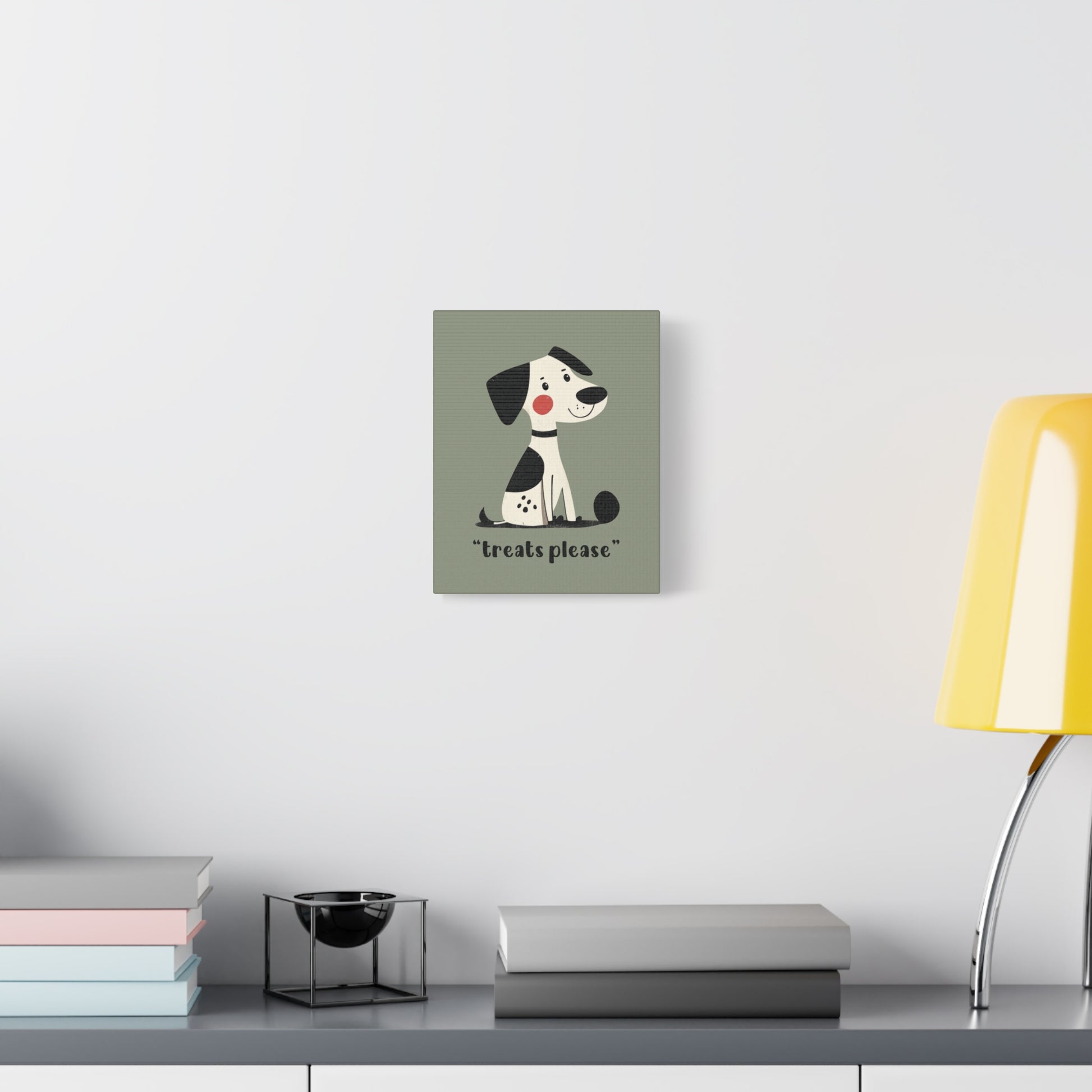 Treats Please Canvas Wall Art Vertical - Canvasses