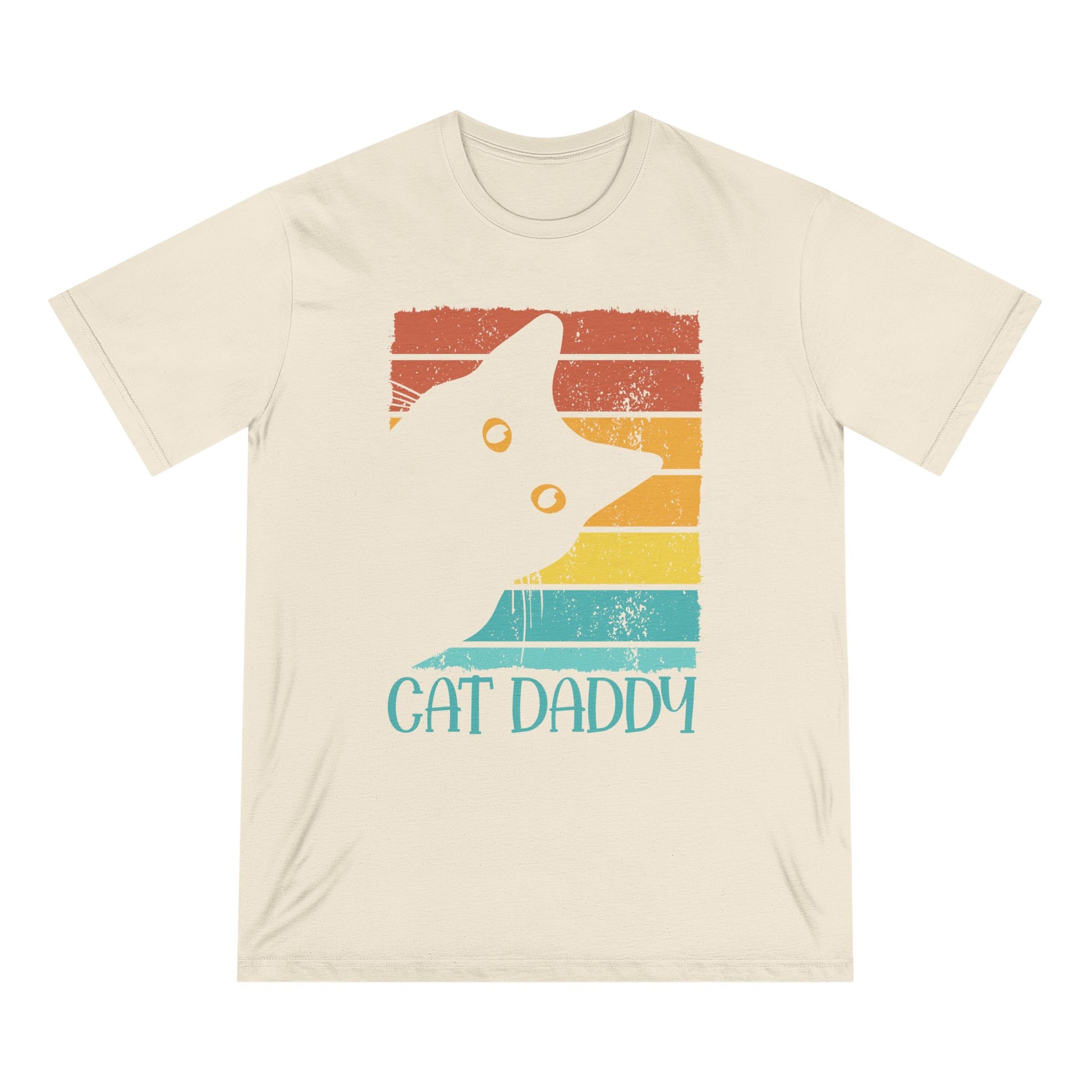 Cat Daddy Men 100% Organic Cotton Staple T-Shirt - Canvasses