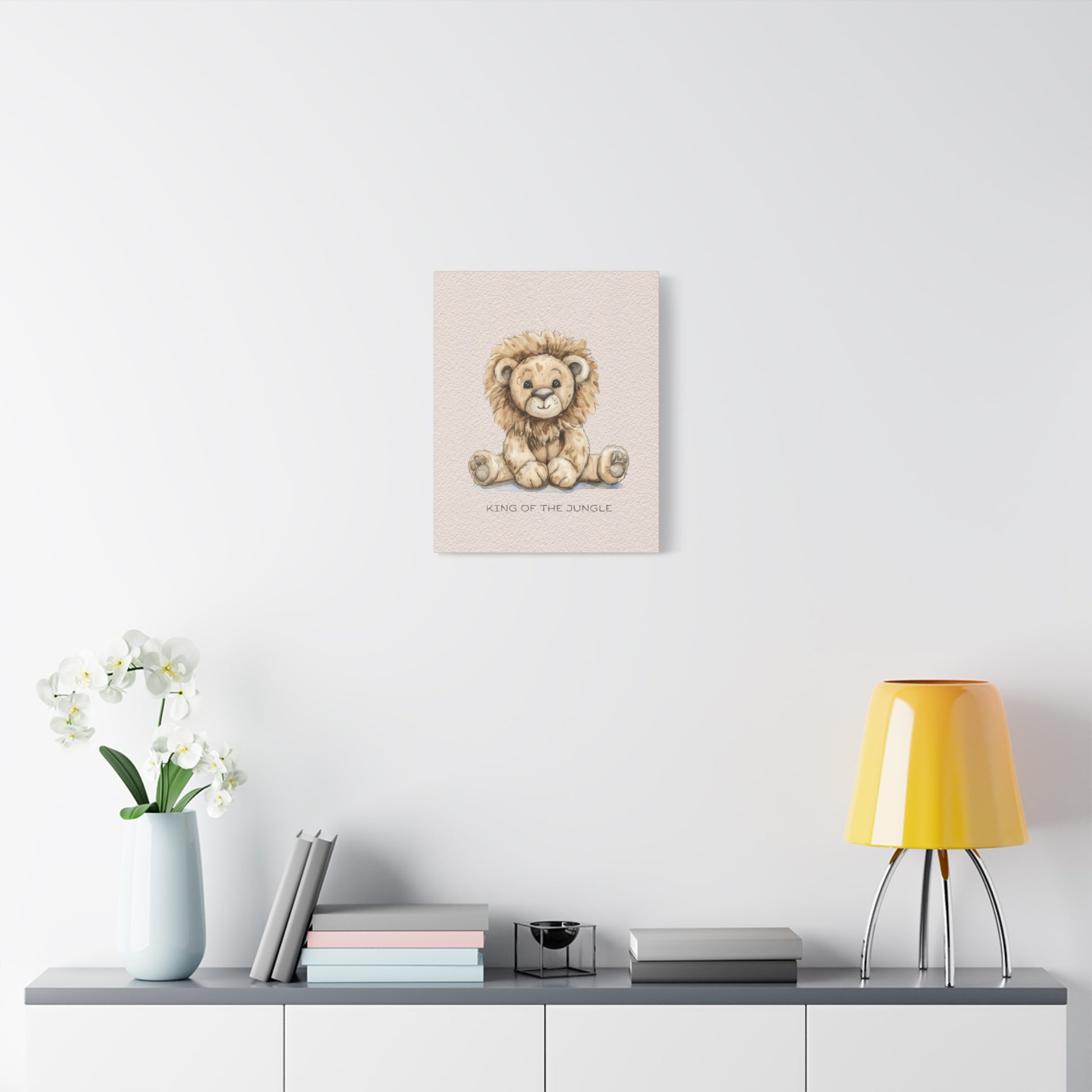 King of the Jungle Canvas Wall Art Vertical - Canvasses