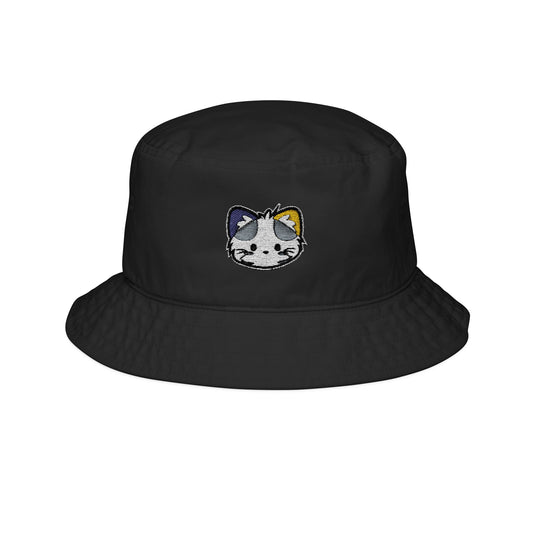 Calico Munchkin Embroidery Bucket Hat