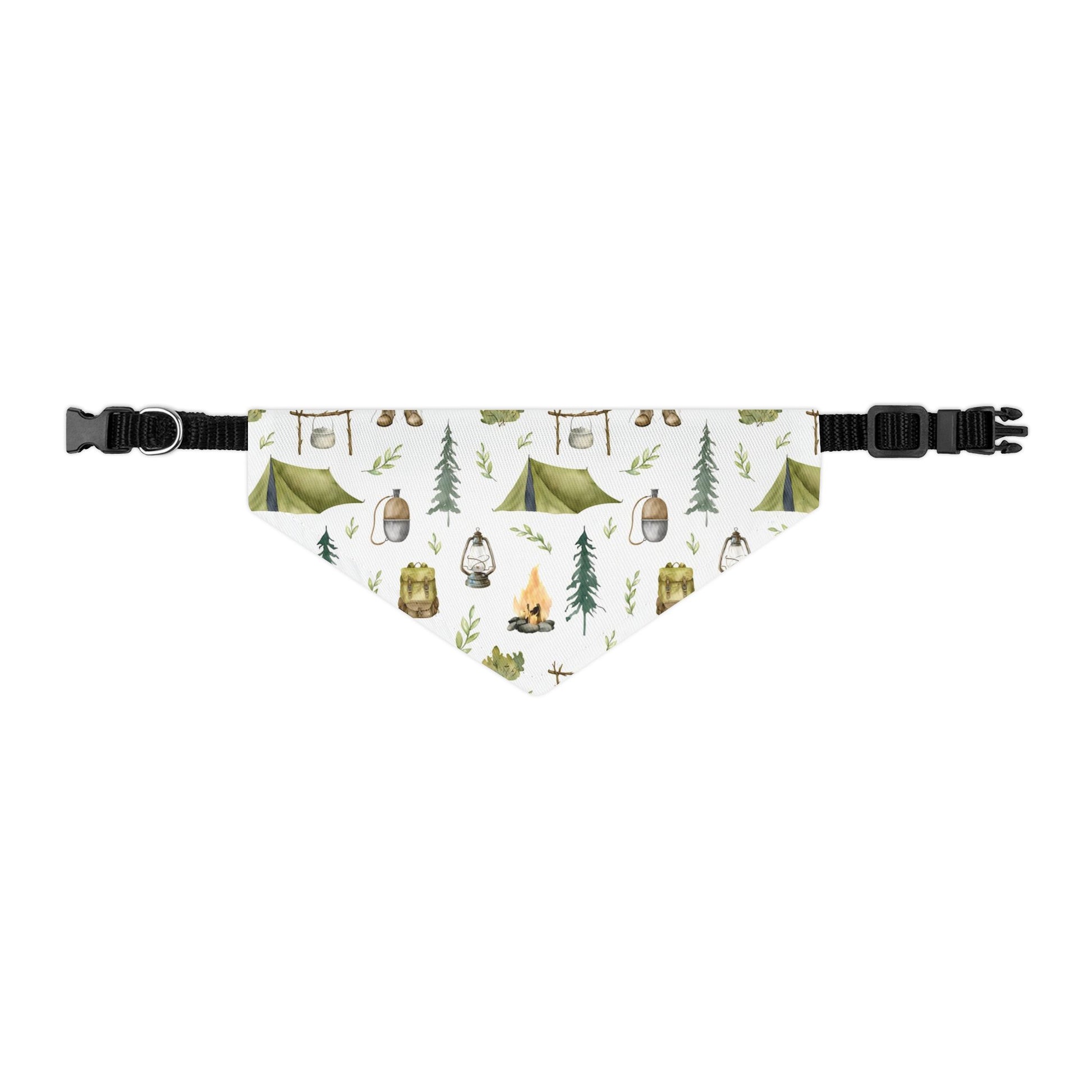 Camping Gear Pet Bandana Collar - Canvasses