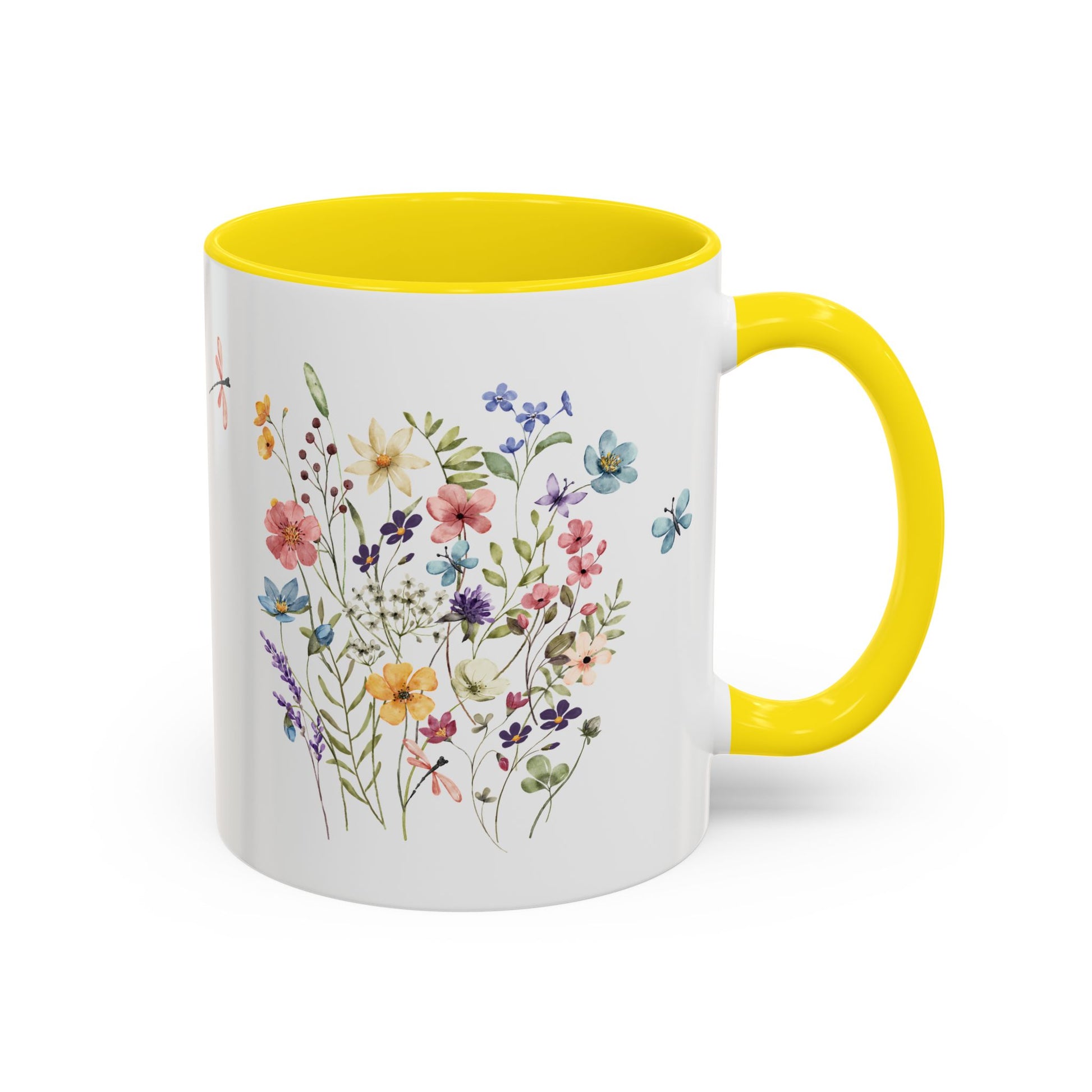 Wildflower Mix Accent Mug - Canvasses