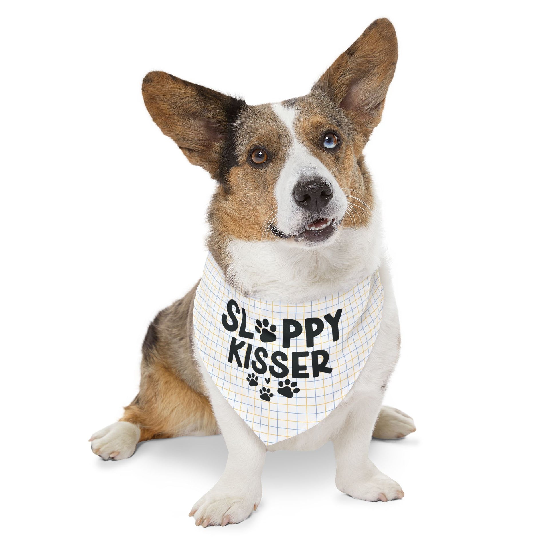 Sloppy Kisser Pet Bandana Collar - Canvasses