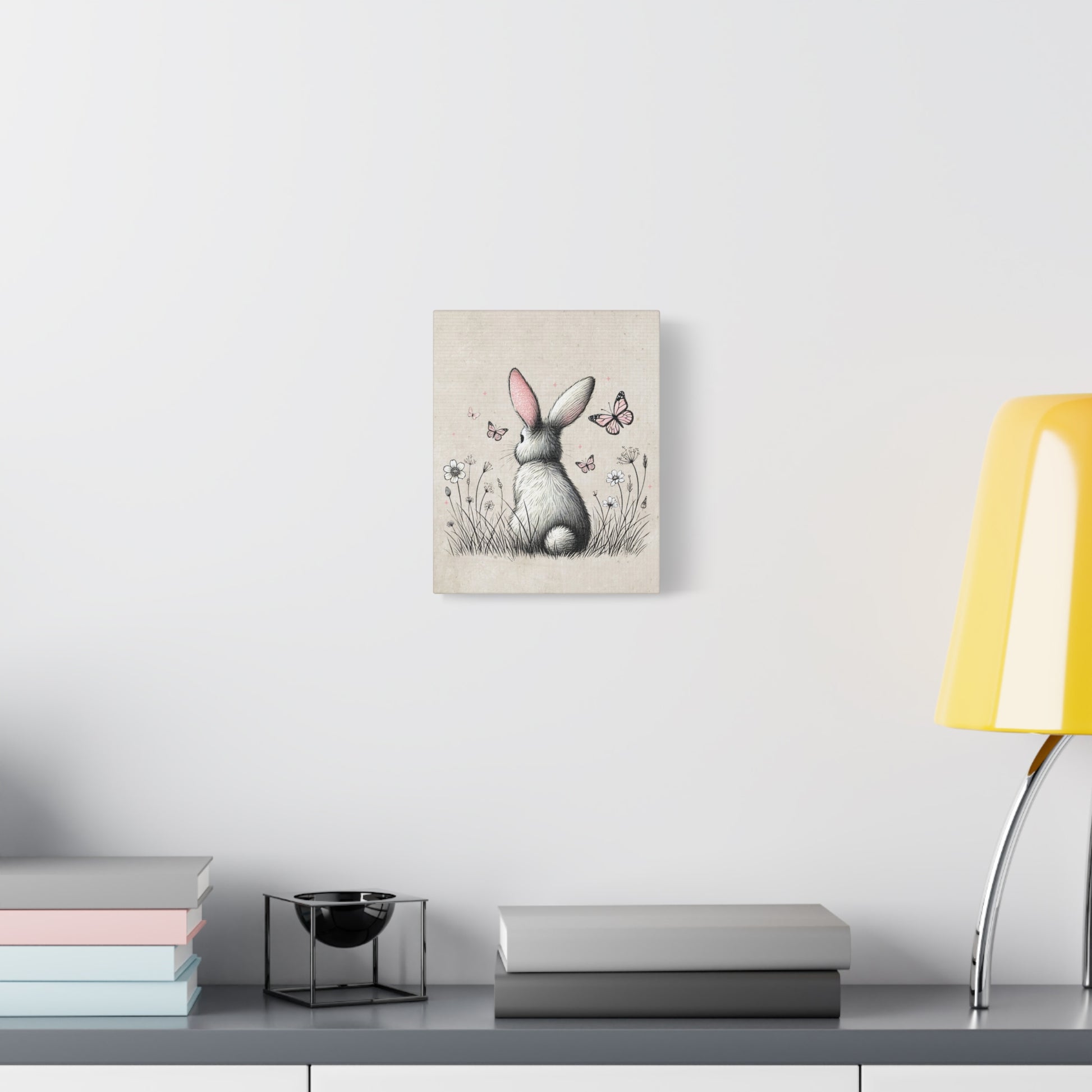 Bunny Playground Canvas Wall Art Vertical - Canvasses