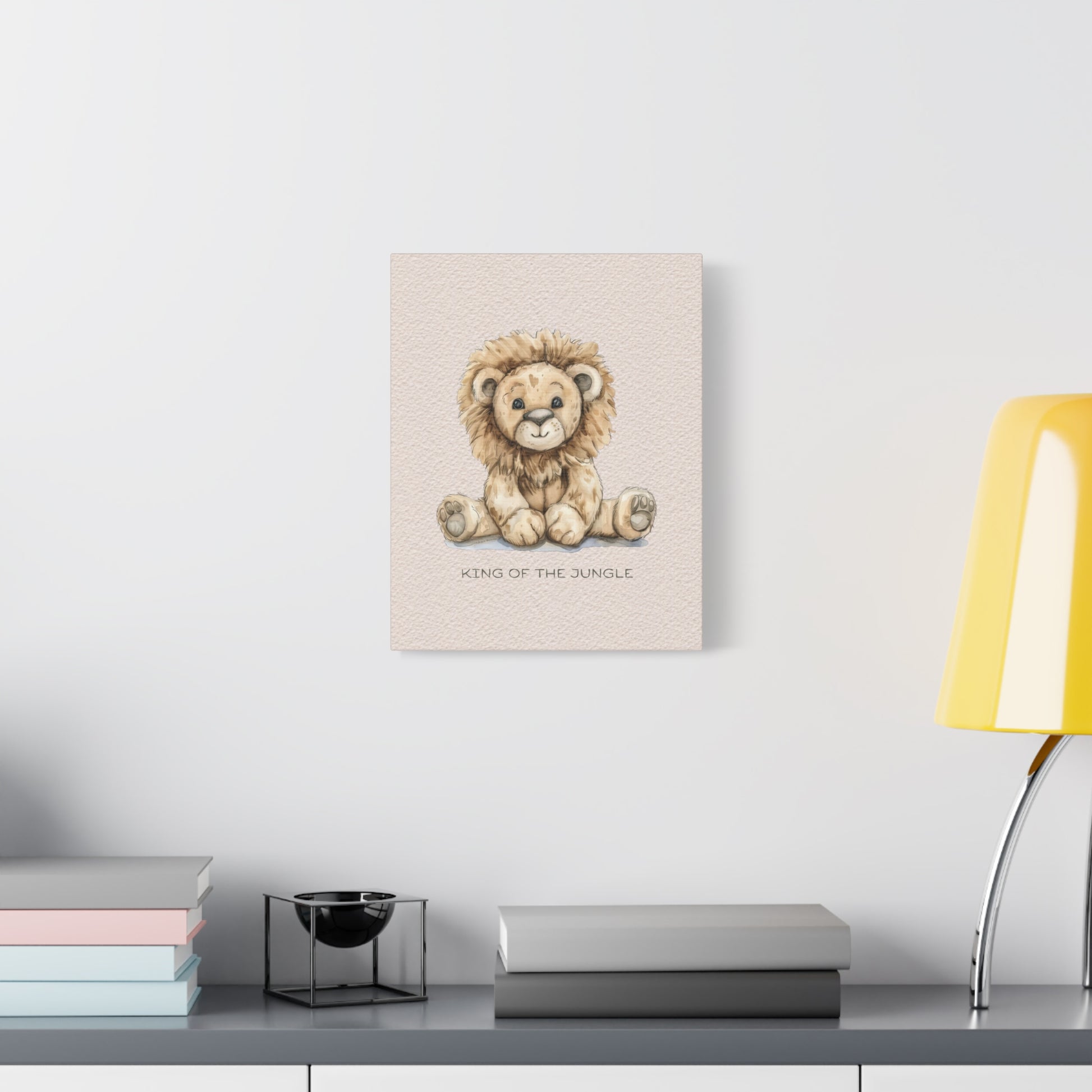 King of the Jungle Canvas Wall Art Vertical - Canvasses