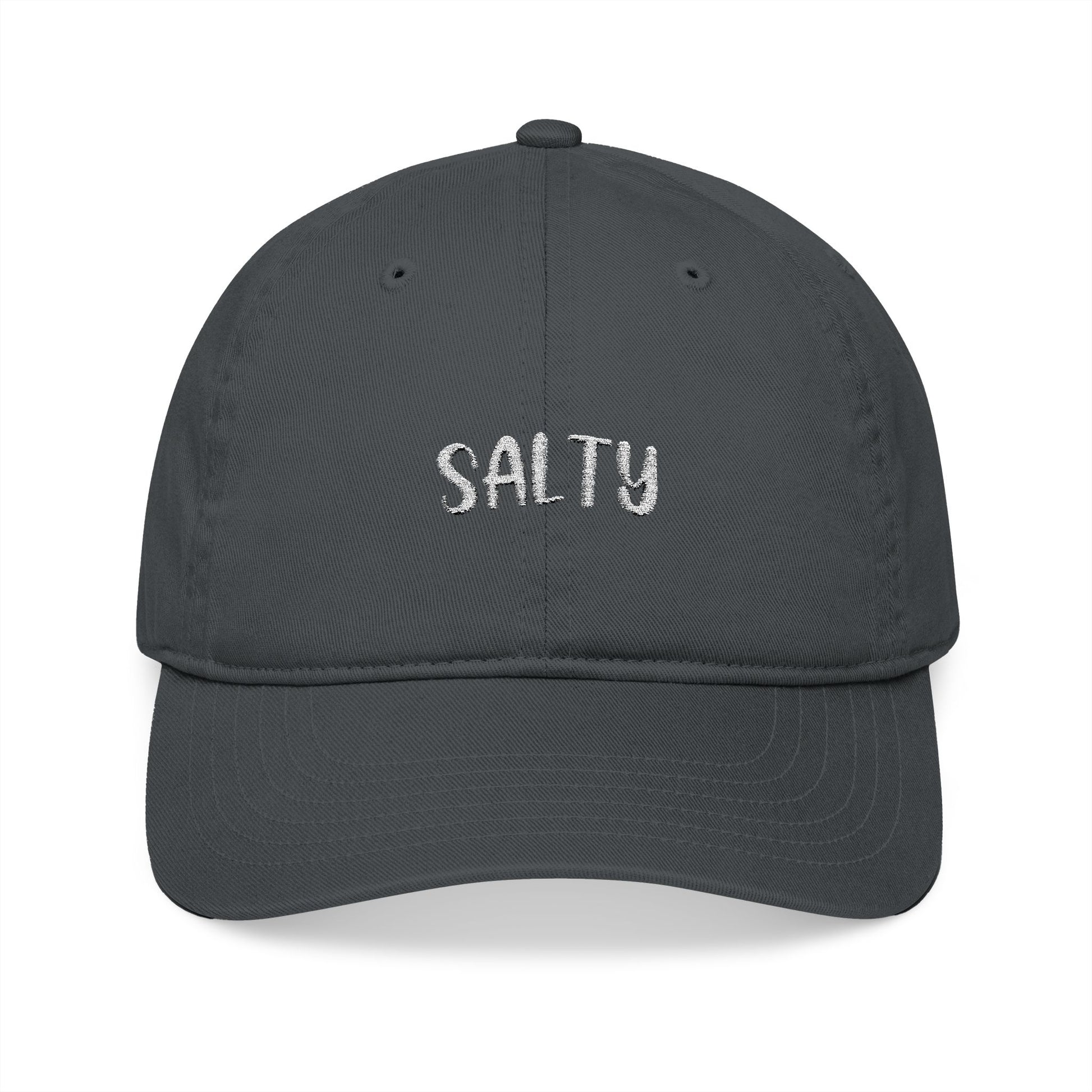 Salty Embroidery Organic Baseball Cap - Canvasses
