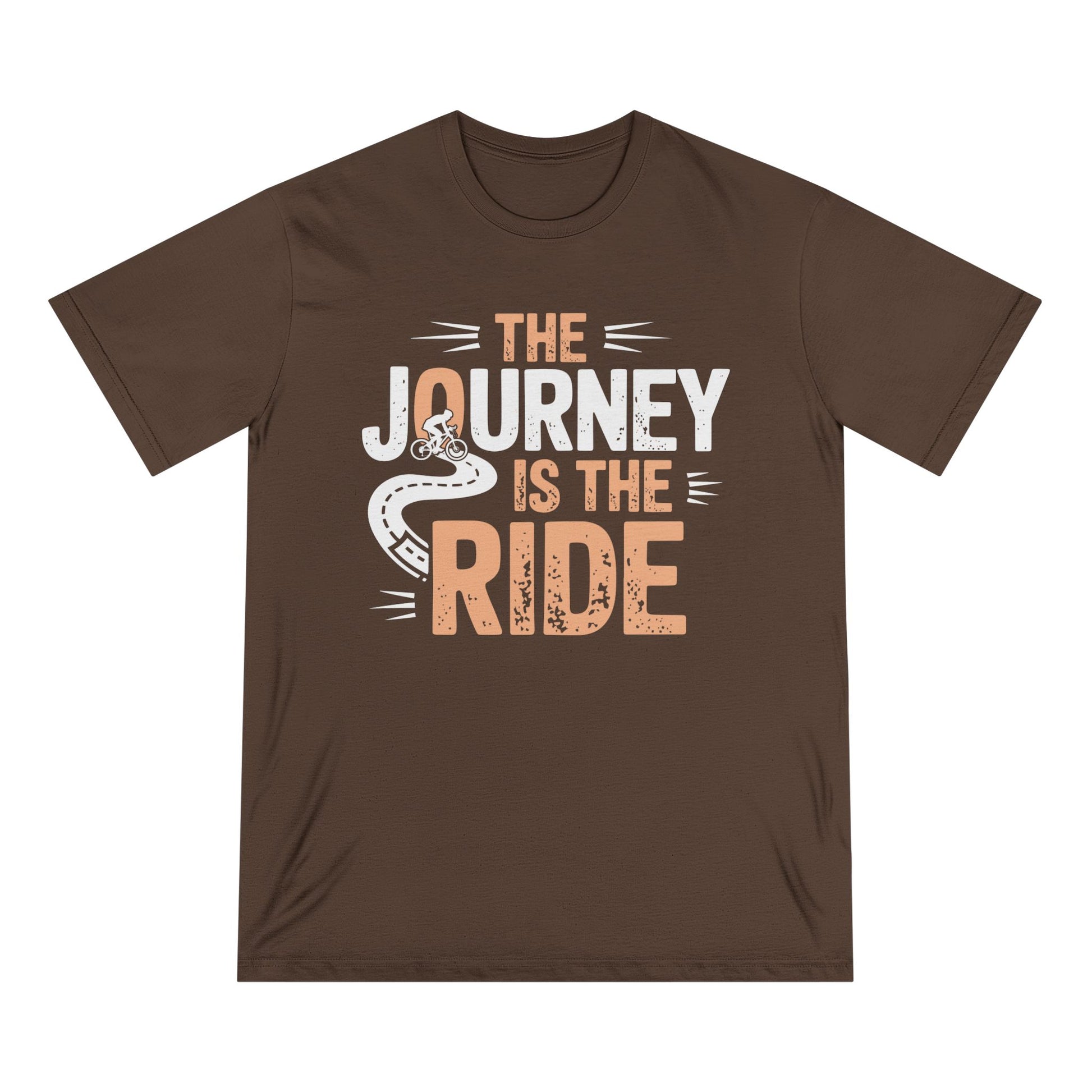 Bike Journey Men 100% Organic Cotton Staple T-Shirt - Canvasses