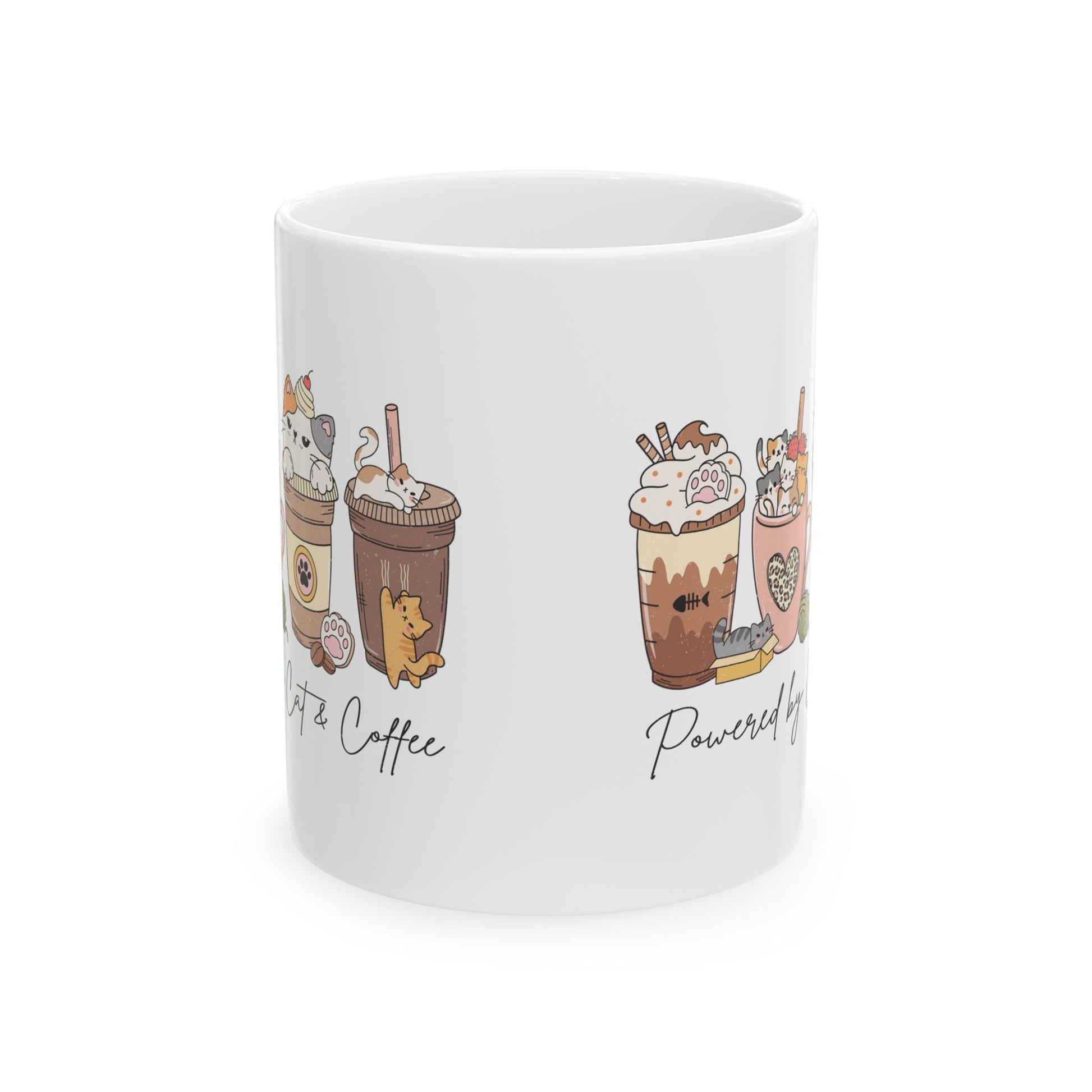 Powered by Cats Coffee Mug - Canvasses