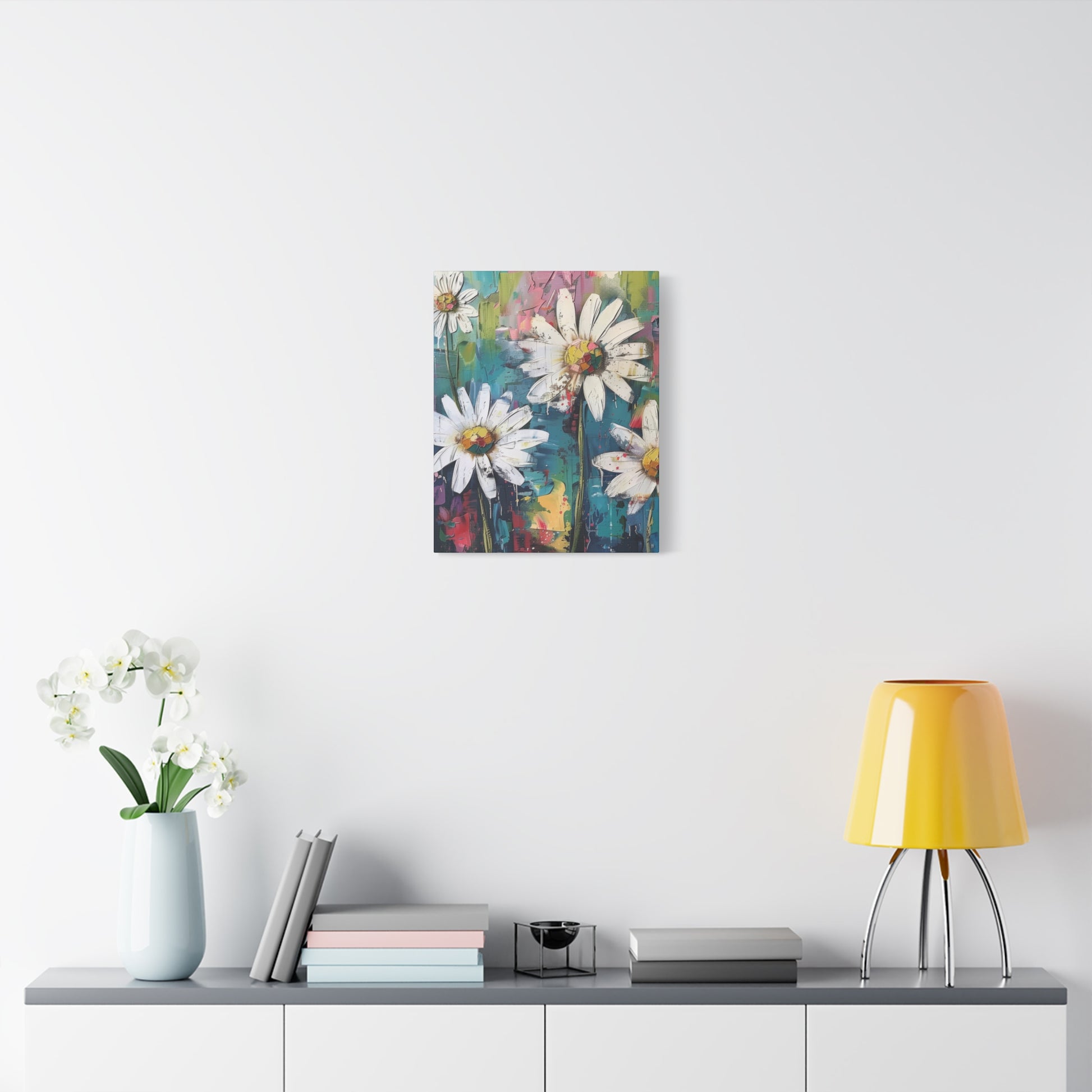 Daisy Daydreams Canvas Wall Art Vertical - Canvasses