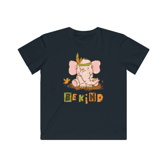 Be Kind Elephant Kids Cotton T-Shirt