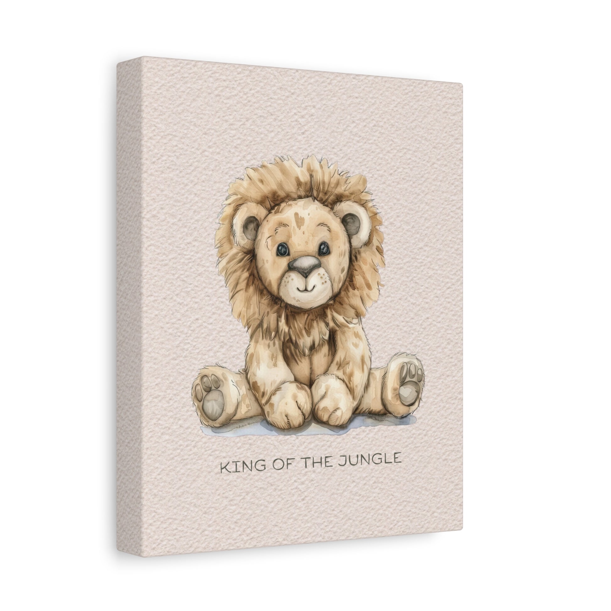 King of the Jungle Canvas Wall Art Vertical - Canvasses