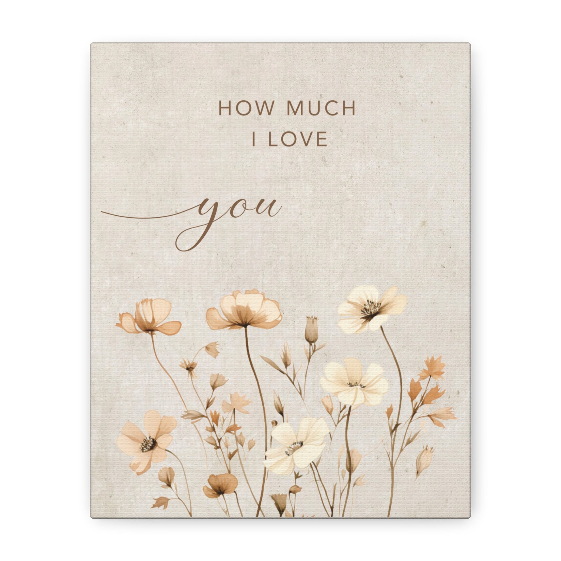 Dearest Wildflower II Canvas Wall Art Vertical - Canvasses