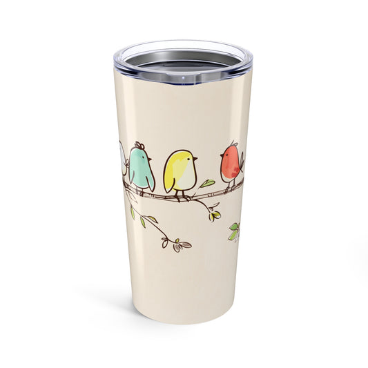Bird Haven 20 oz Stainless Steel Tumbler - Canvasses