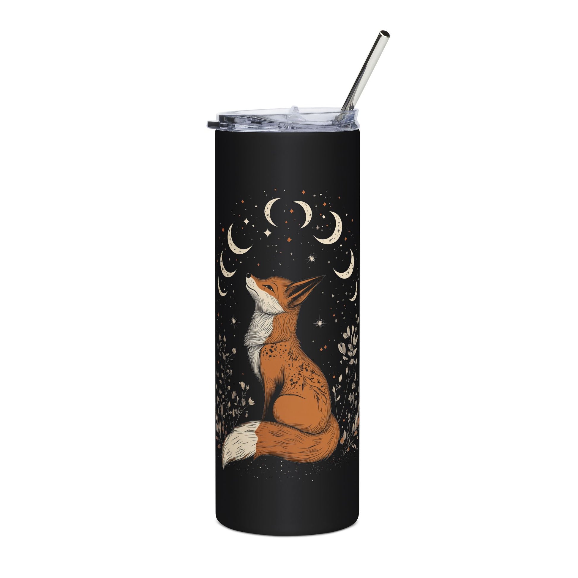 Folklore Fox 20oz Skinny Tumbler - Canvasses