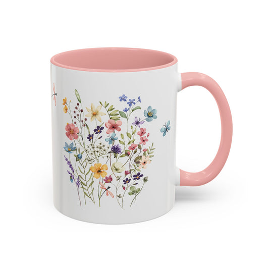 Wildflower Mix Accent Mug - Canvasses