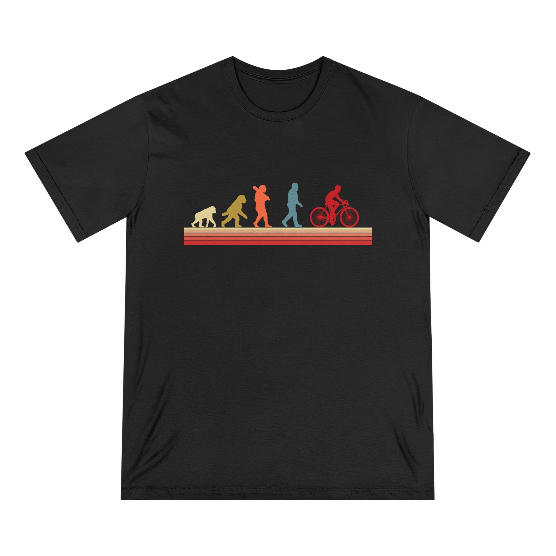 Cycling Evolution Men 100% Organic Cotton Staple T-Shirt - Canvasses