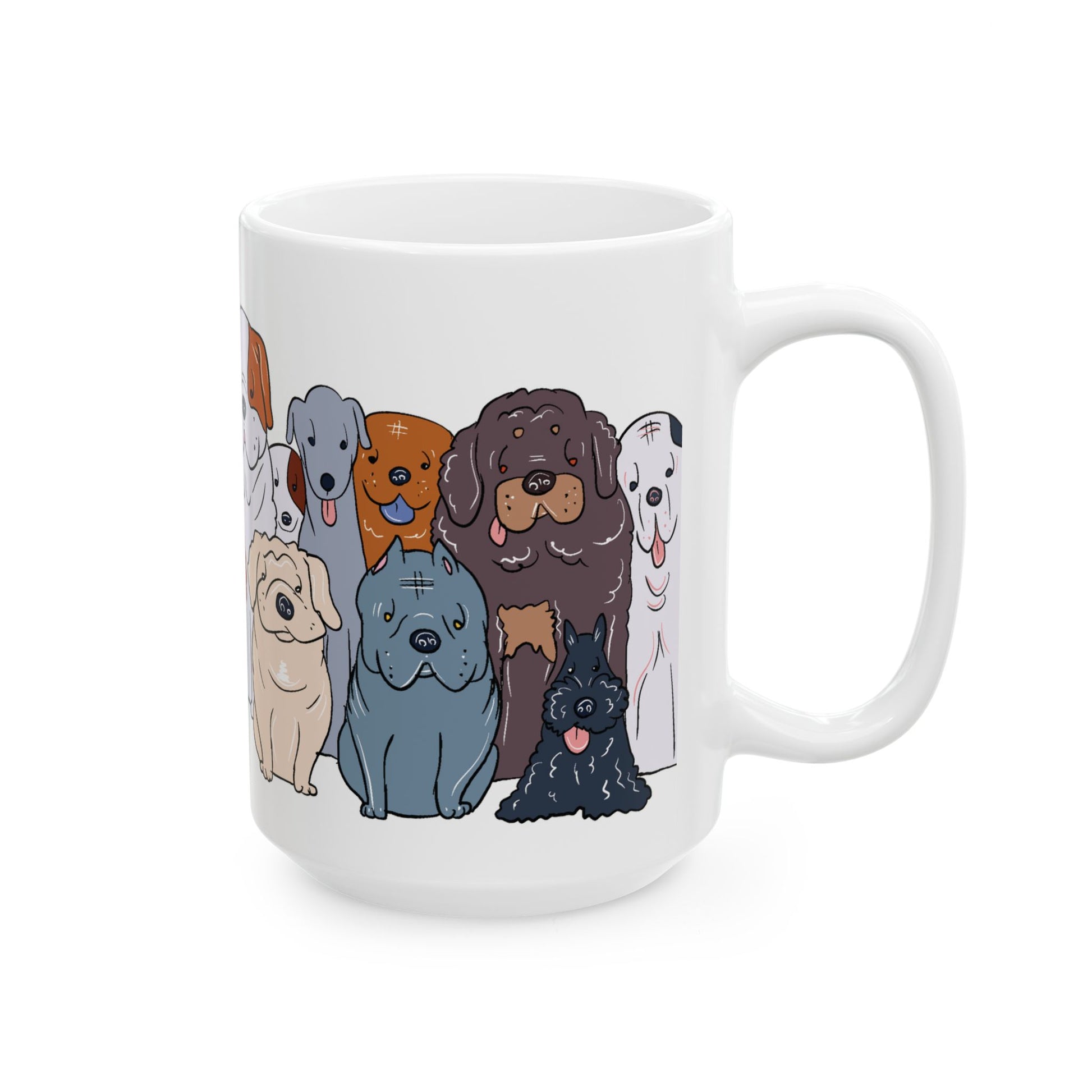 Dog Family Coffee Mug - Canvasses