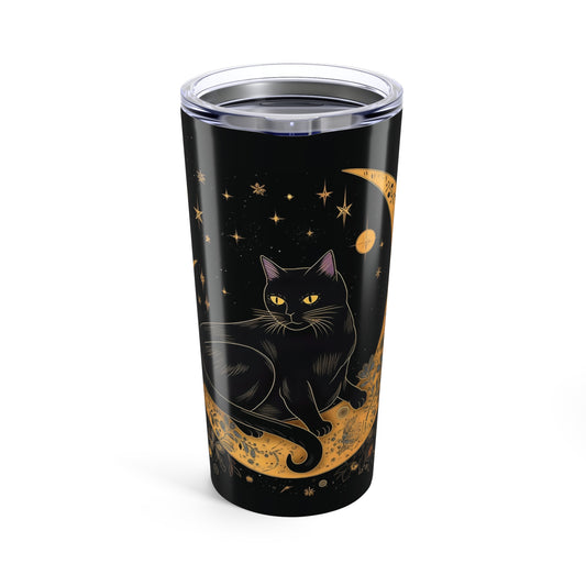 Celestial Cat 20 oz Stainless Steel Tumbler - Canvasses