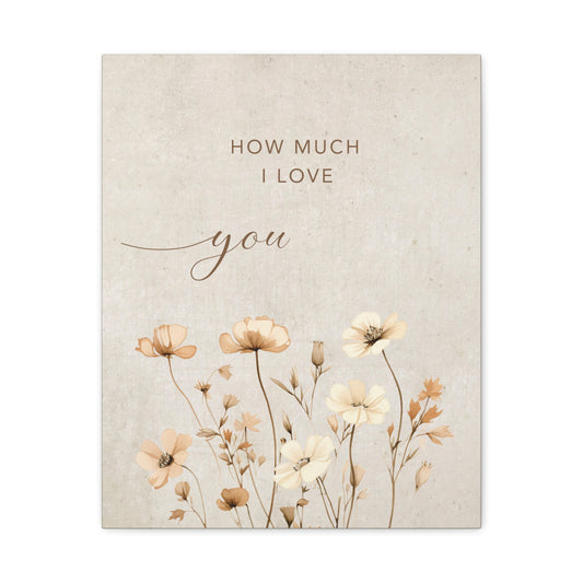 Dearest Wildflower II Canvas Wall Art Vertical - Canvasses