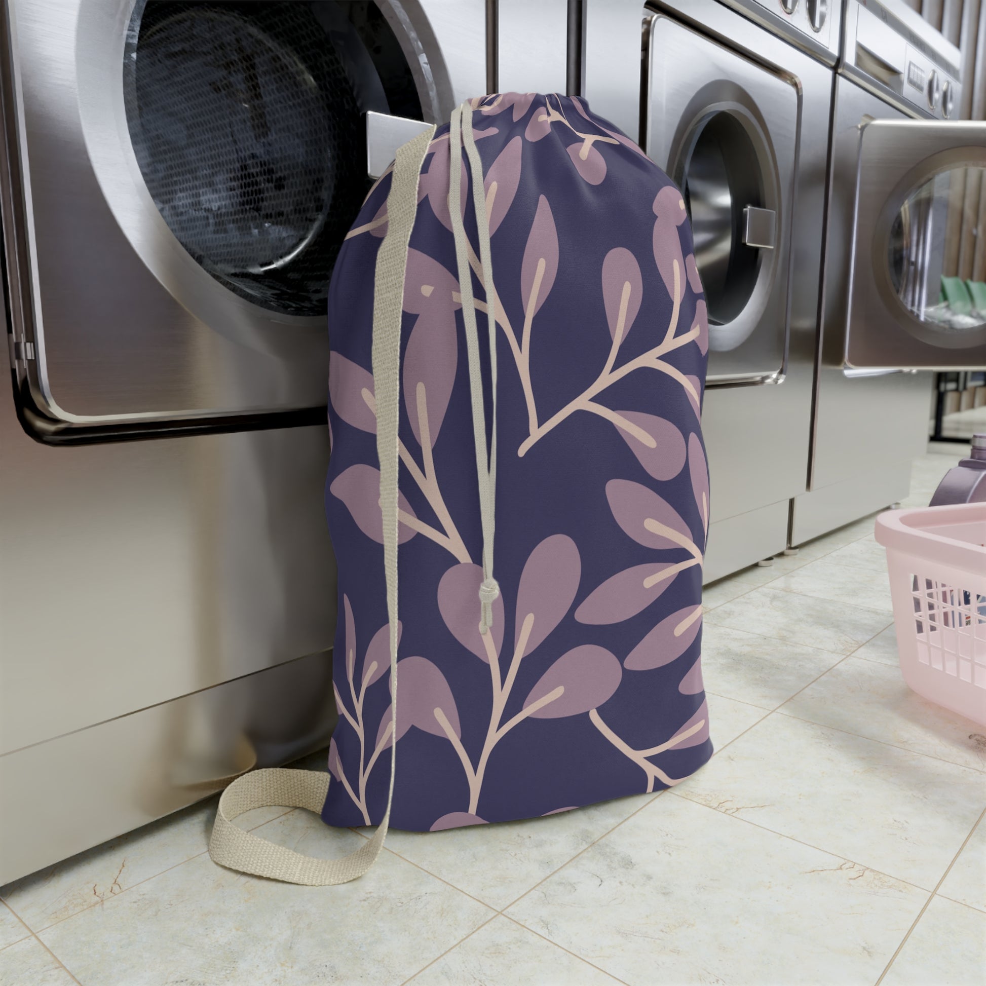 Purple Branches Laundry Bag - Canvasses