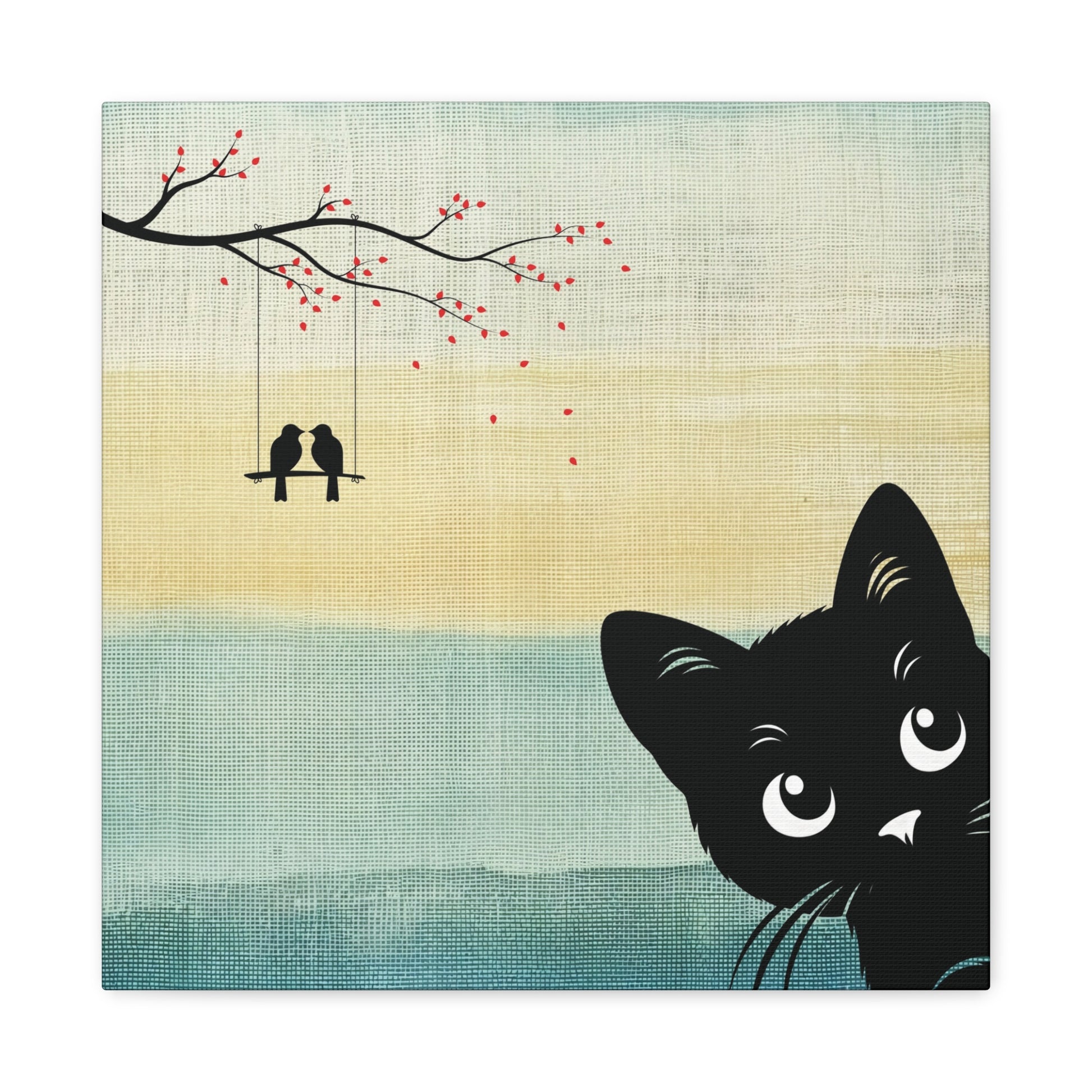 Peekaboo Canvas Wall Art Square - Canvasses
