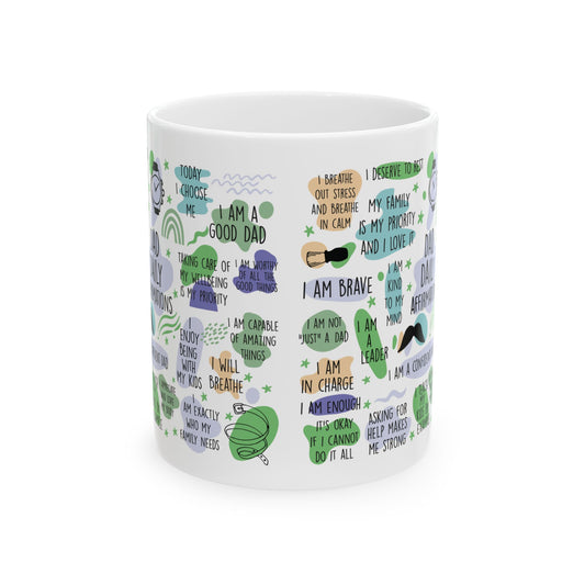 Dad Daily Affirmations Coffee Mug - Canvasses
