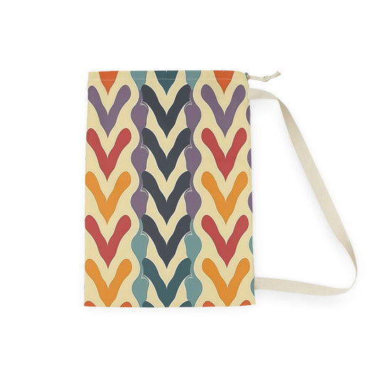 Retro Wave Laundry Bag - Canvasses