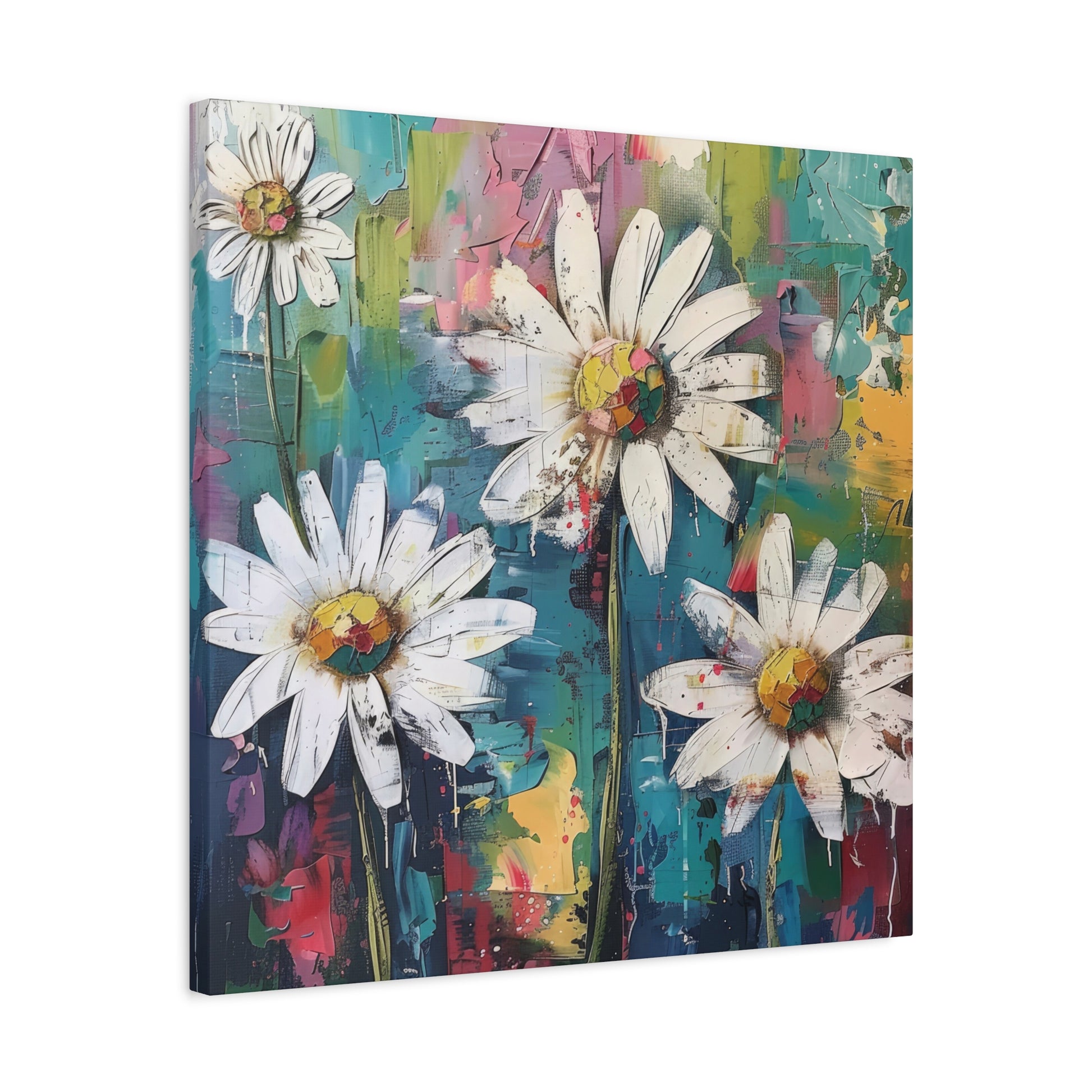Daisy Daydream Canvas Wall Art Square - Canvasses