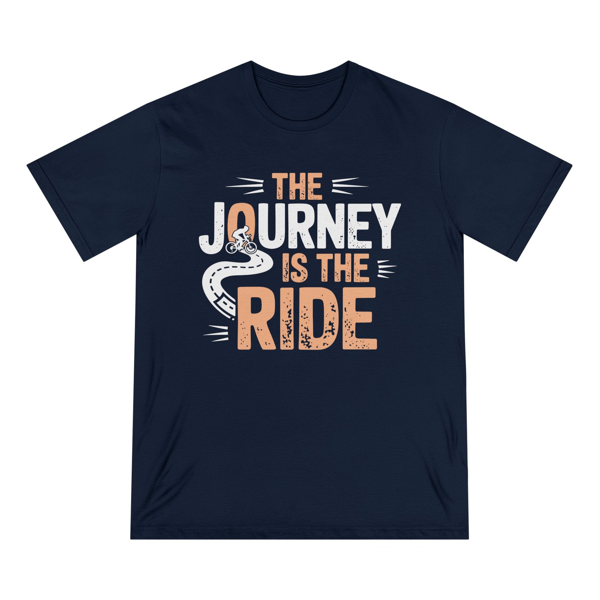 Bike Journey Men 100% Organic Cotton Staple T-Shirt - Canvasses