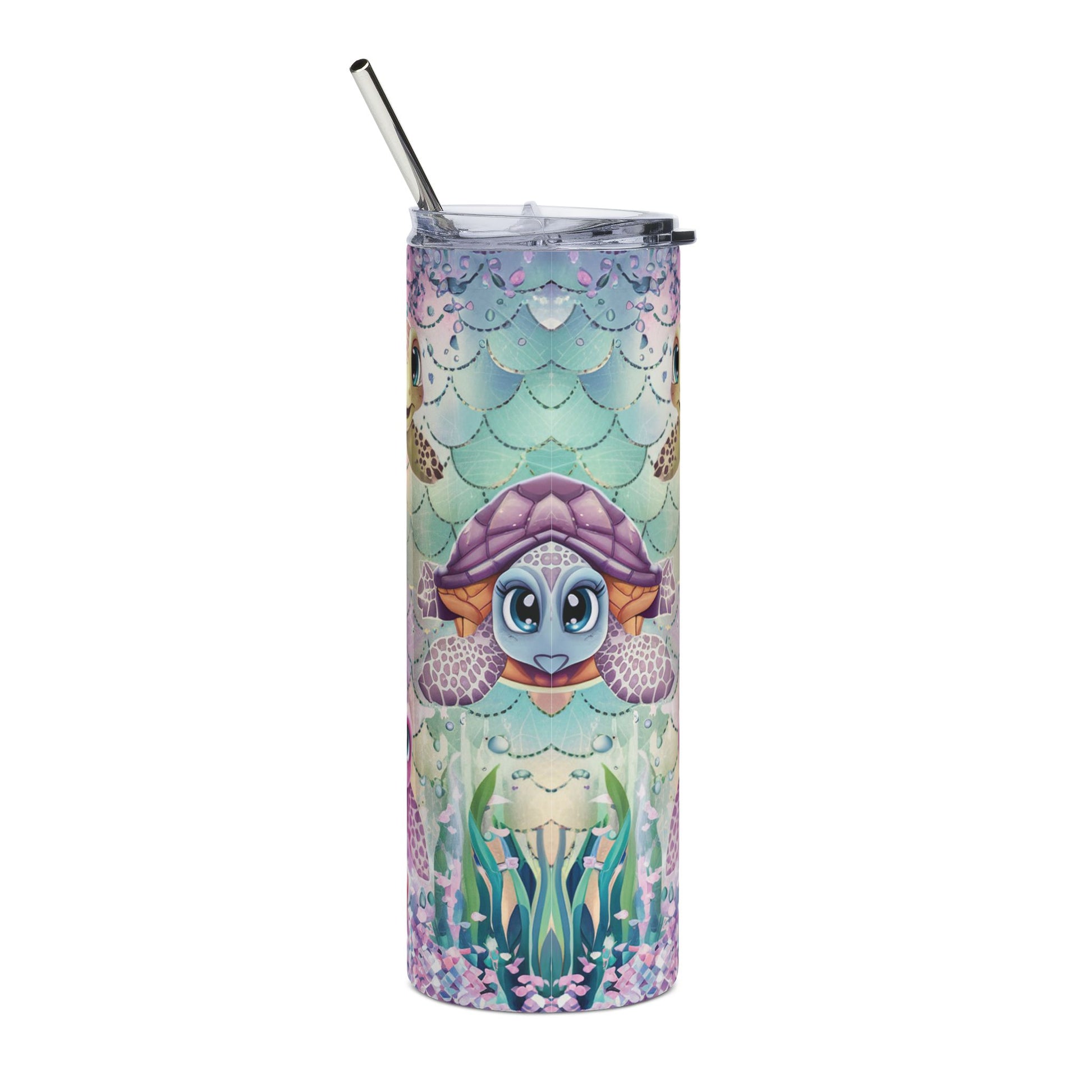 Turtle Dreams 20 oz Skinny Tumbler - Canvasses