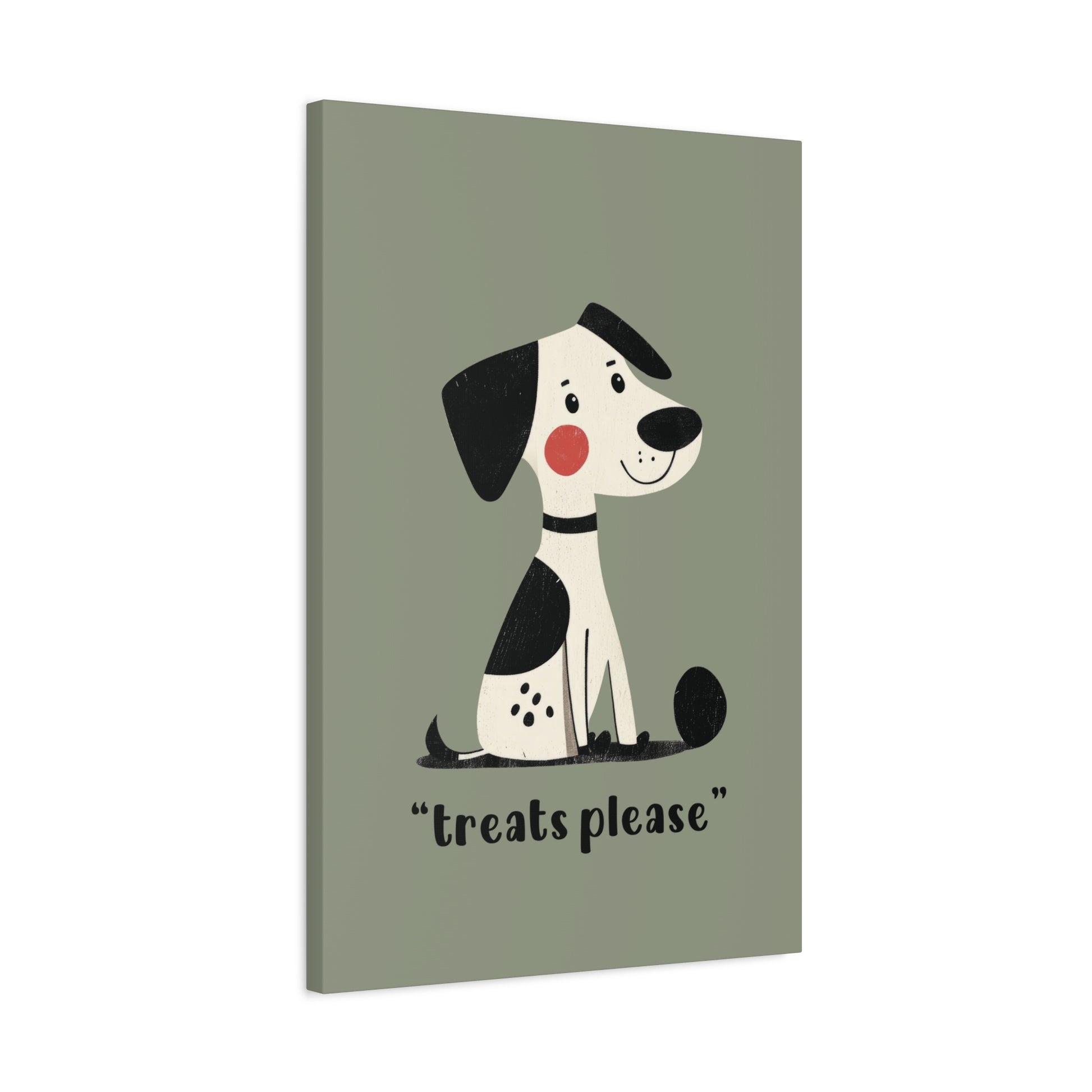 Treats Please Canvas Wall Art Vertical - Canvasses