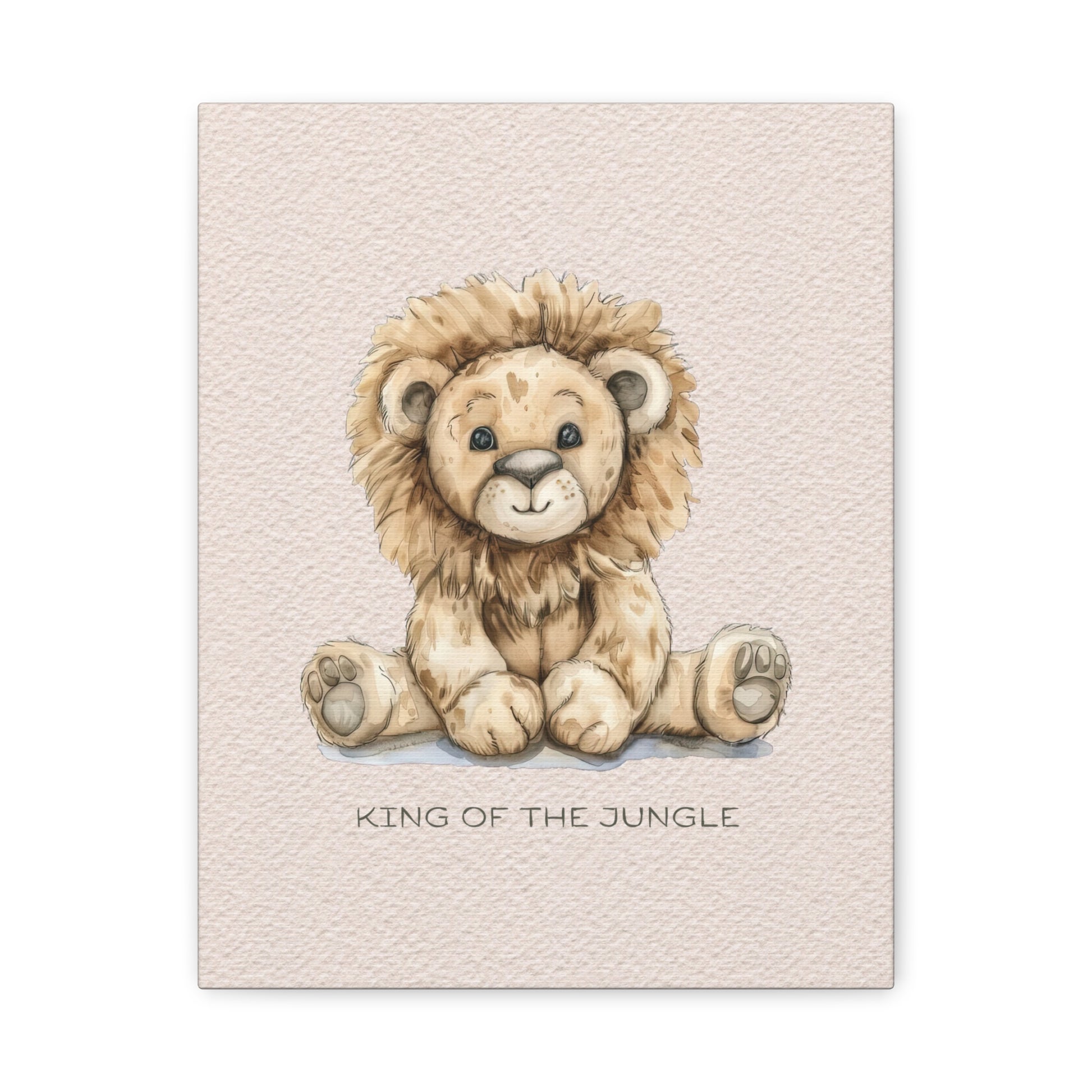 King of the Jungle Canvas Wall Art Vertical - Canvasses