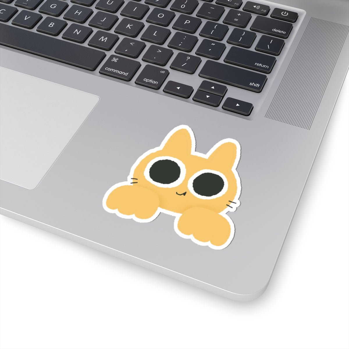 Sunny Peeker Cat Kiss - Cut Sticker - Canvasses