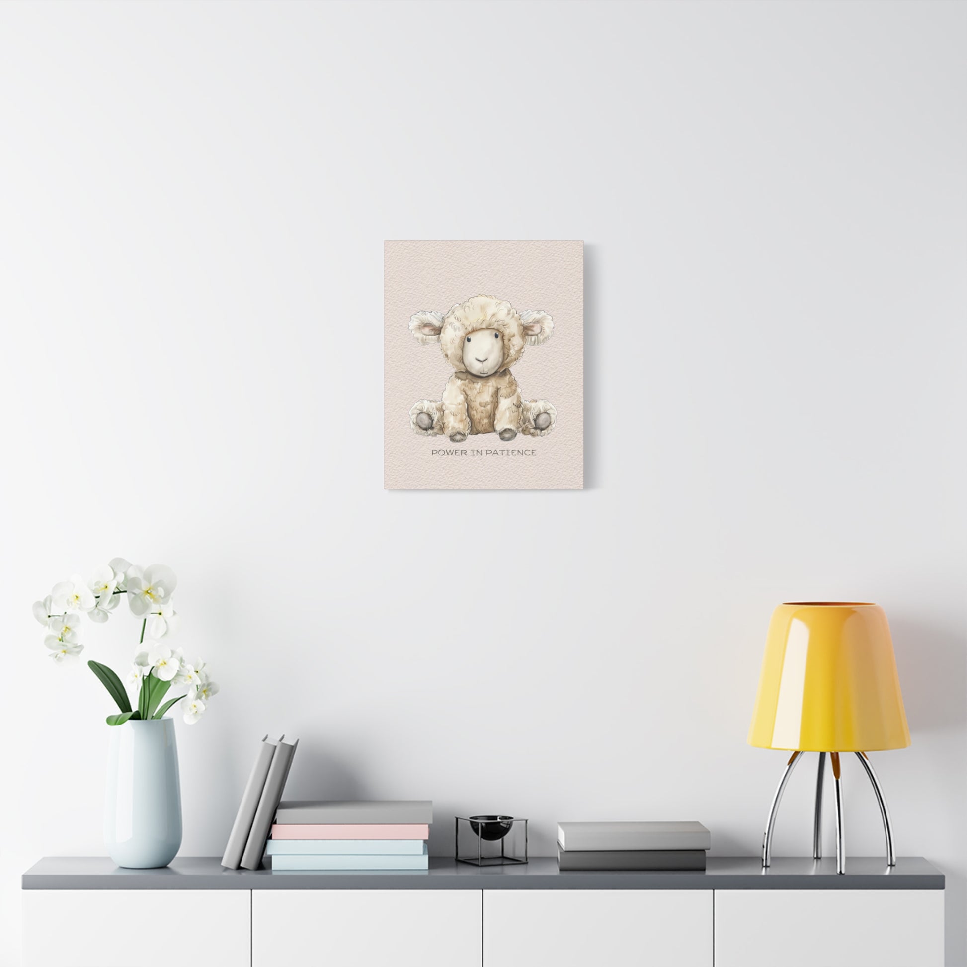 Power in Patience Canvas Wall Art Vertical - Canvasses