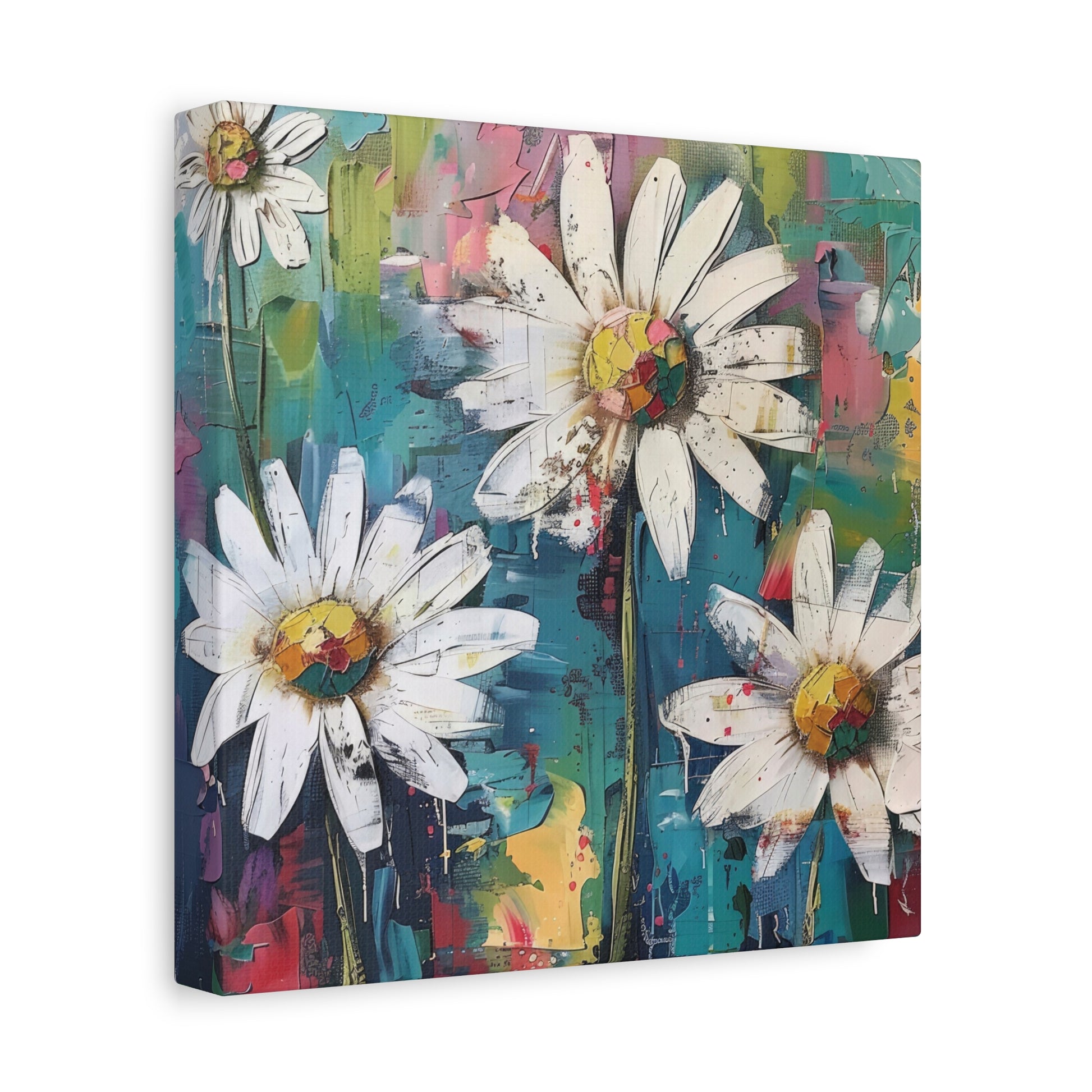 Daisy Daydream Canvas Wall Art Square - Canvasses