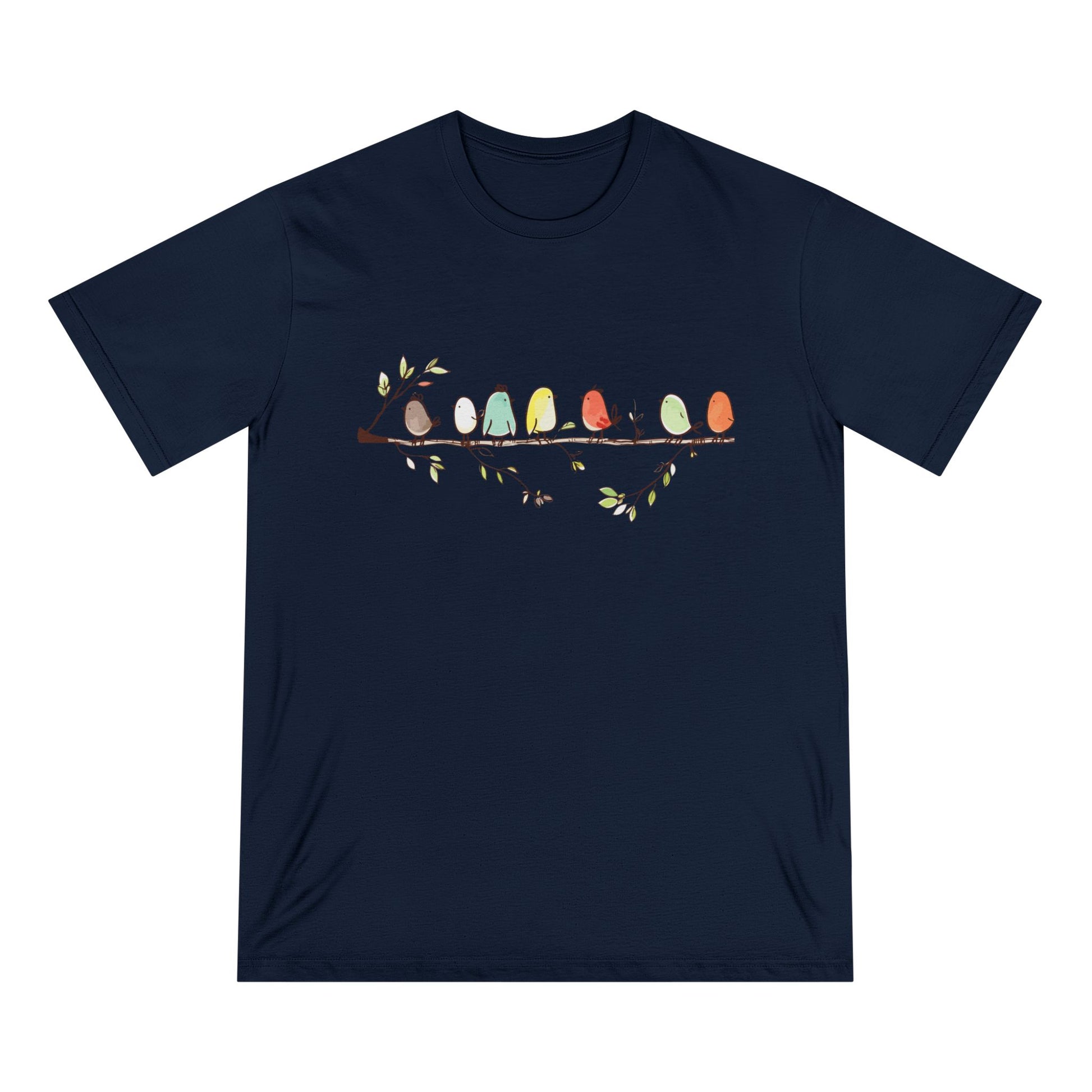 Watercolor Birds Women 100% Organic Cotton T-Shirt - Canvasses
