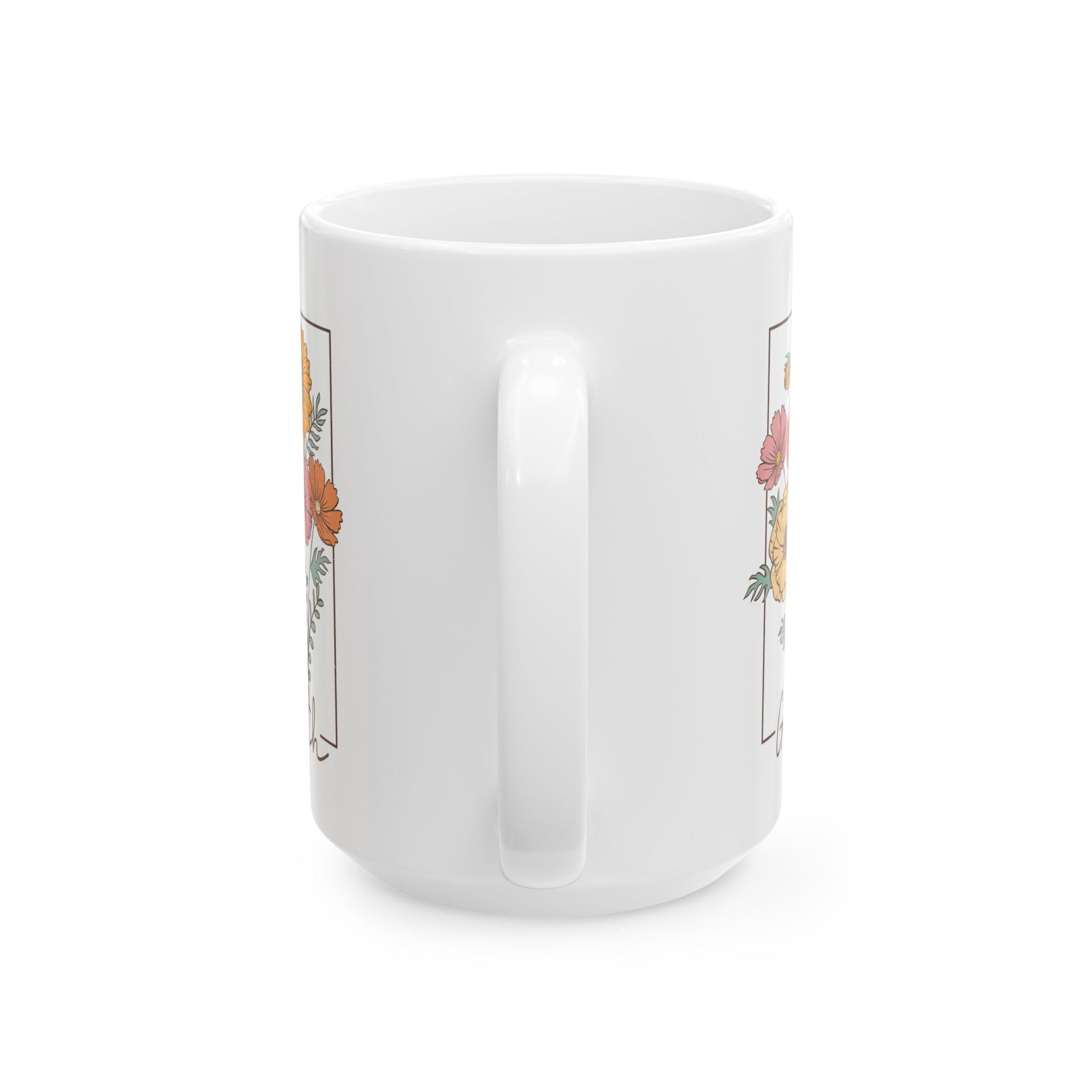 Vintage Wildflowers Coffee Mug - Canvasses