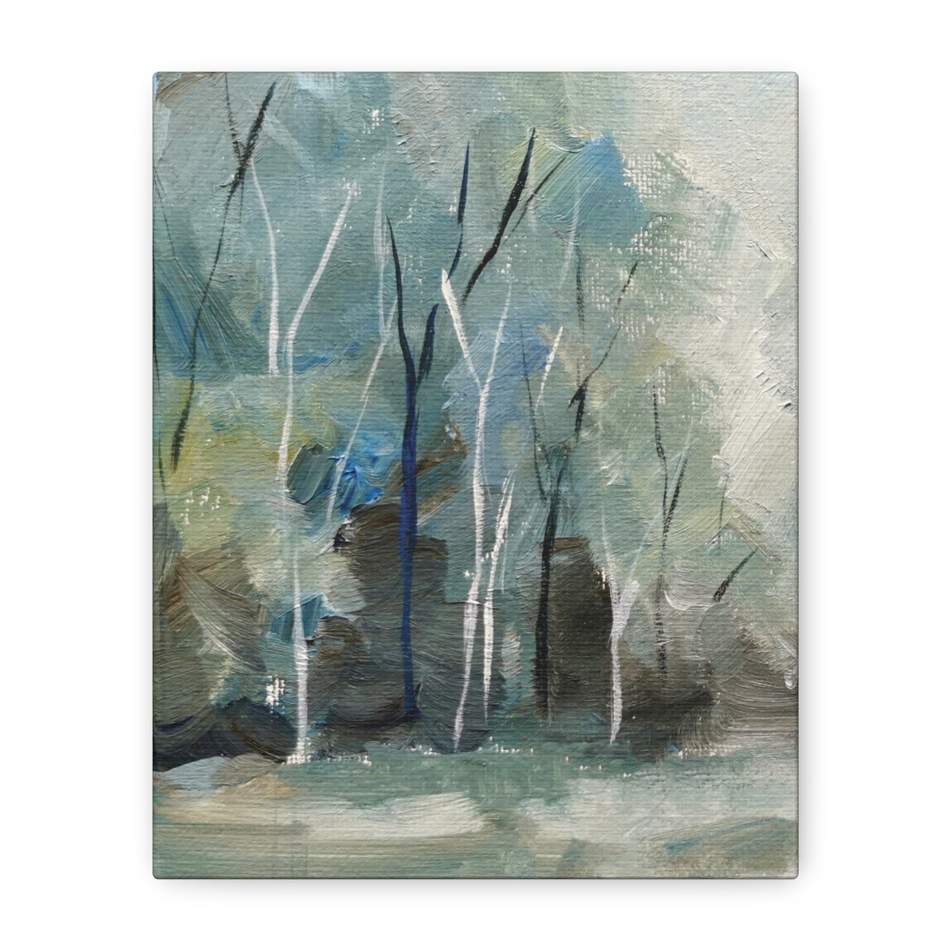 Faded Forest Canvas Wall Art Vertical - Canvasses