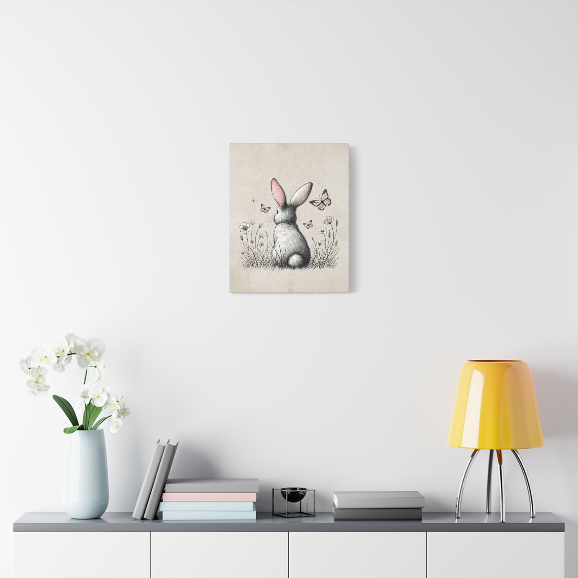 Bunny Playground Canvas Wall Art Vertical - Canvasses