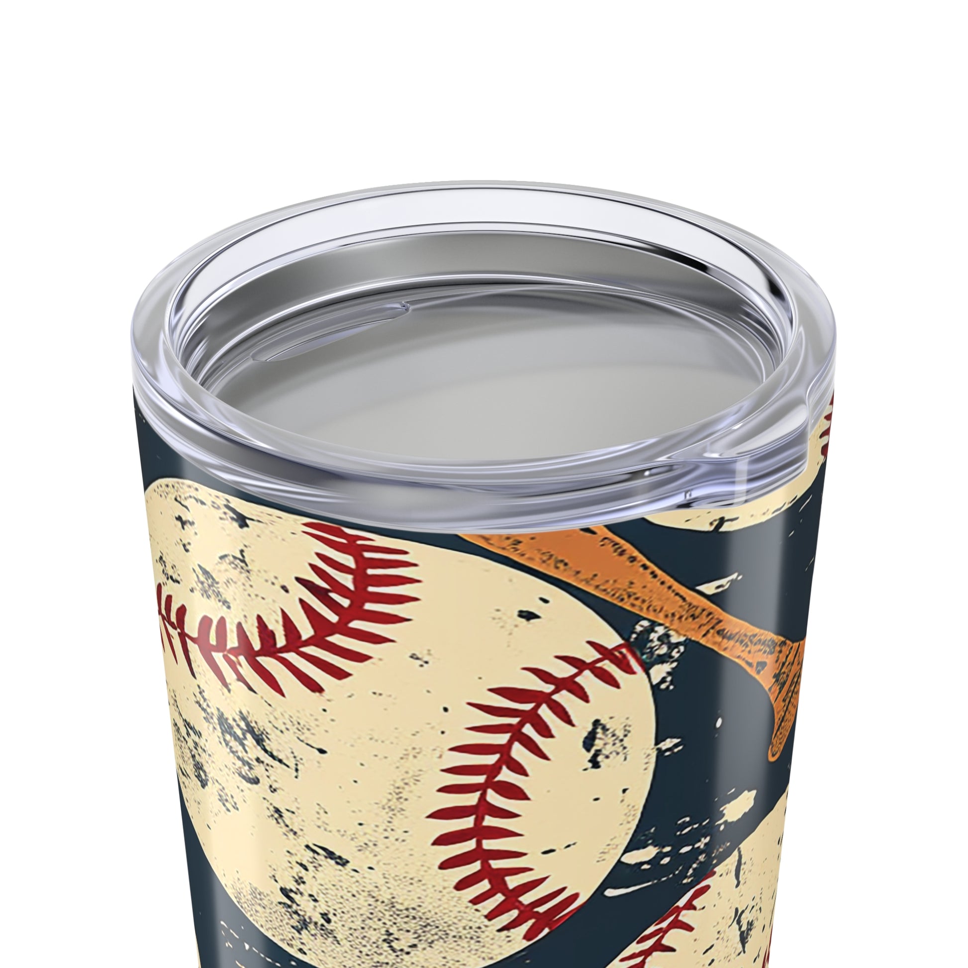 Retro Baseball 20 oz Stainless Steel Tumbler - Canvasses