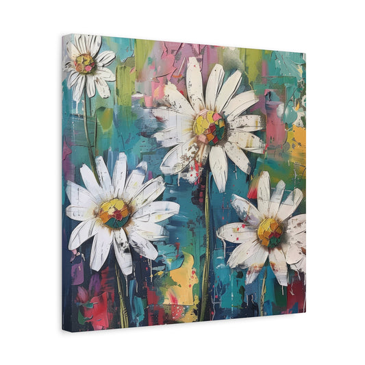 Daisy Daydream Canvas Wall Art Square - Canvasses